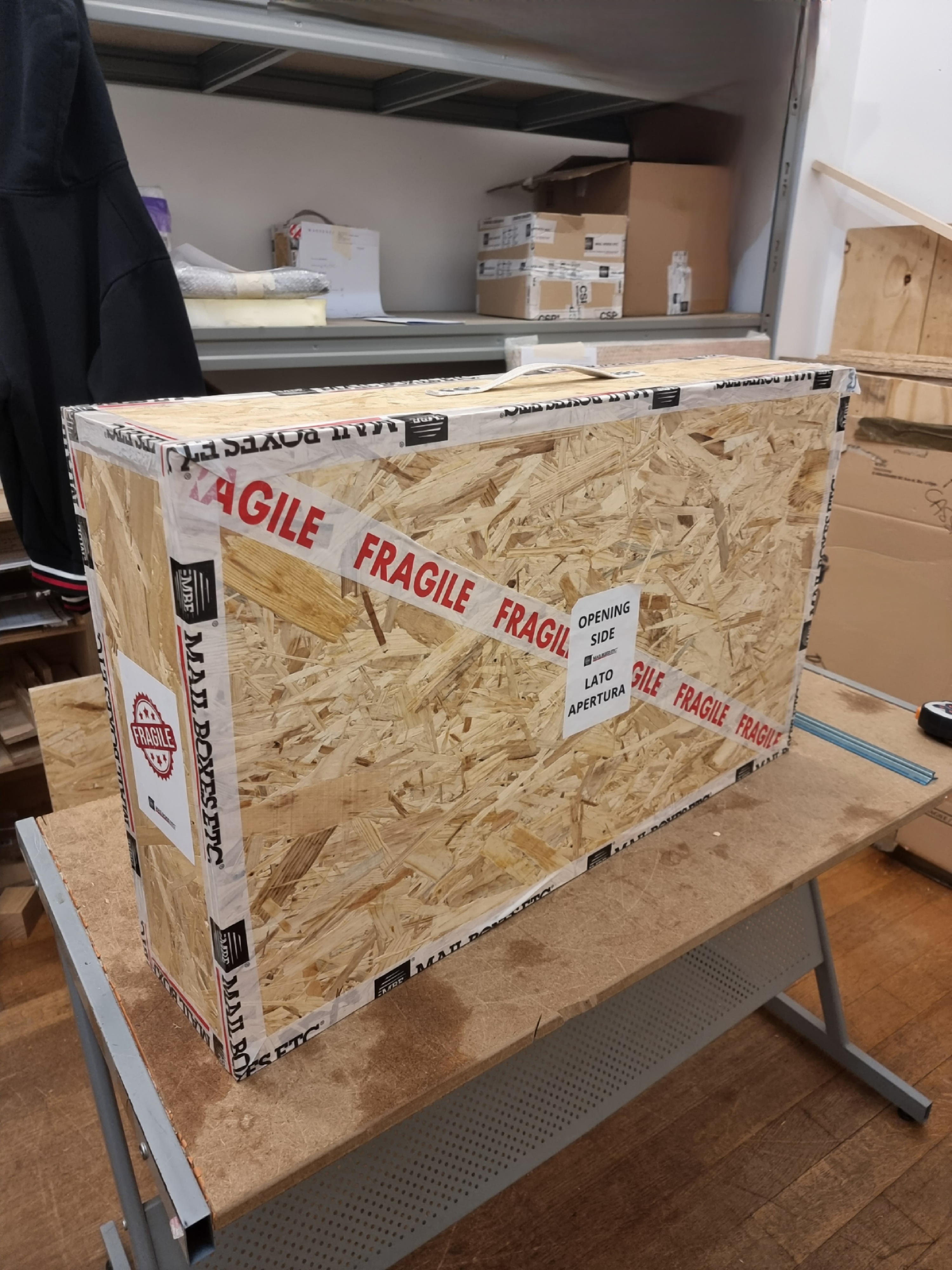 Cassa in legno per quadro 50x70 