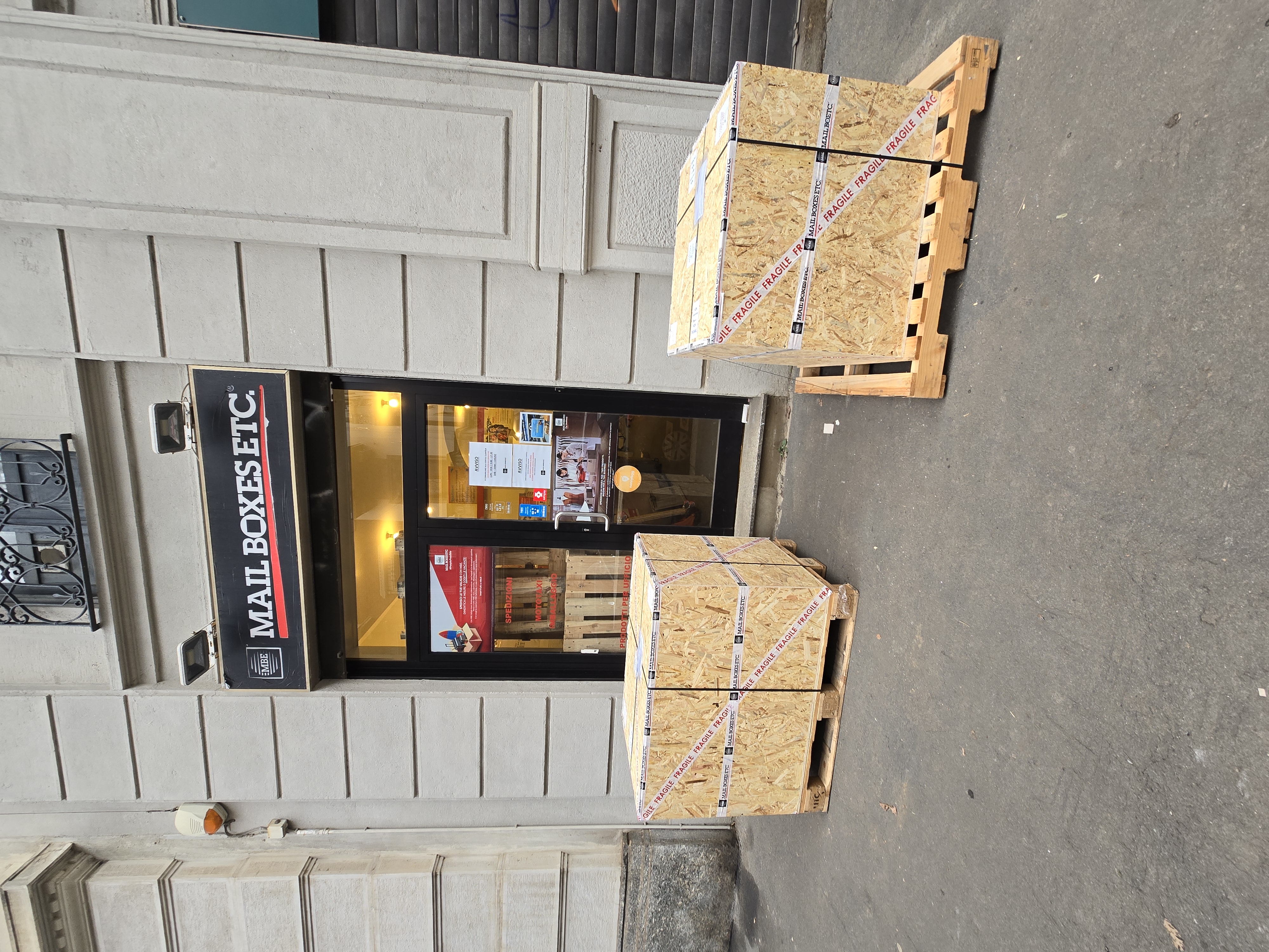 Cassa in legno per quadro 70x100 