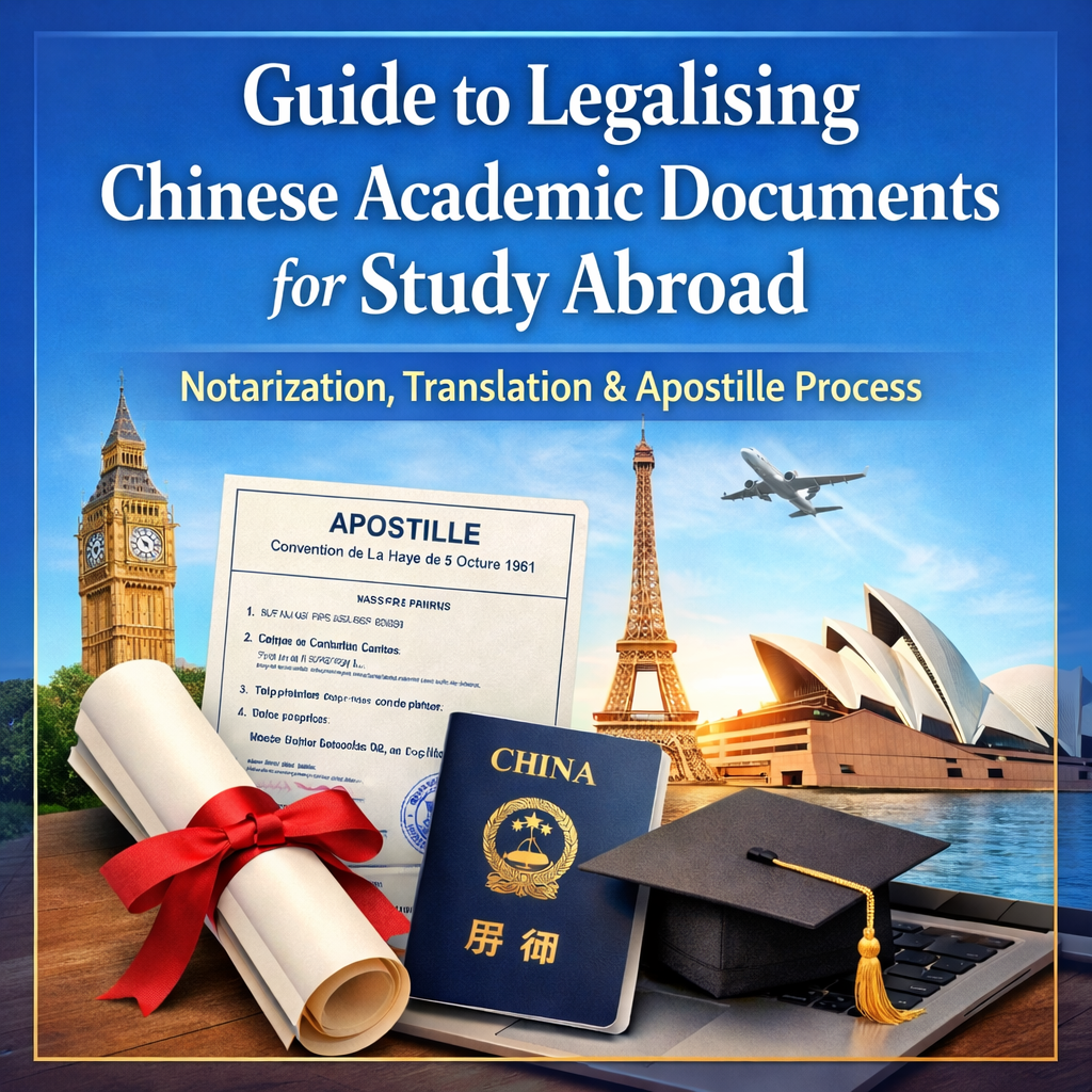 Guide to Legalising Chinese Academic Documents for Study Abroad