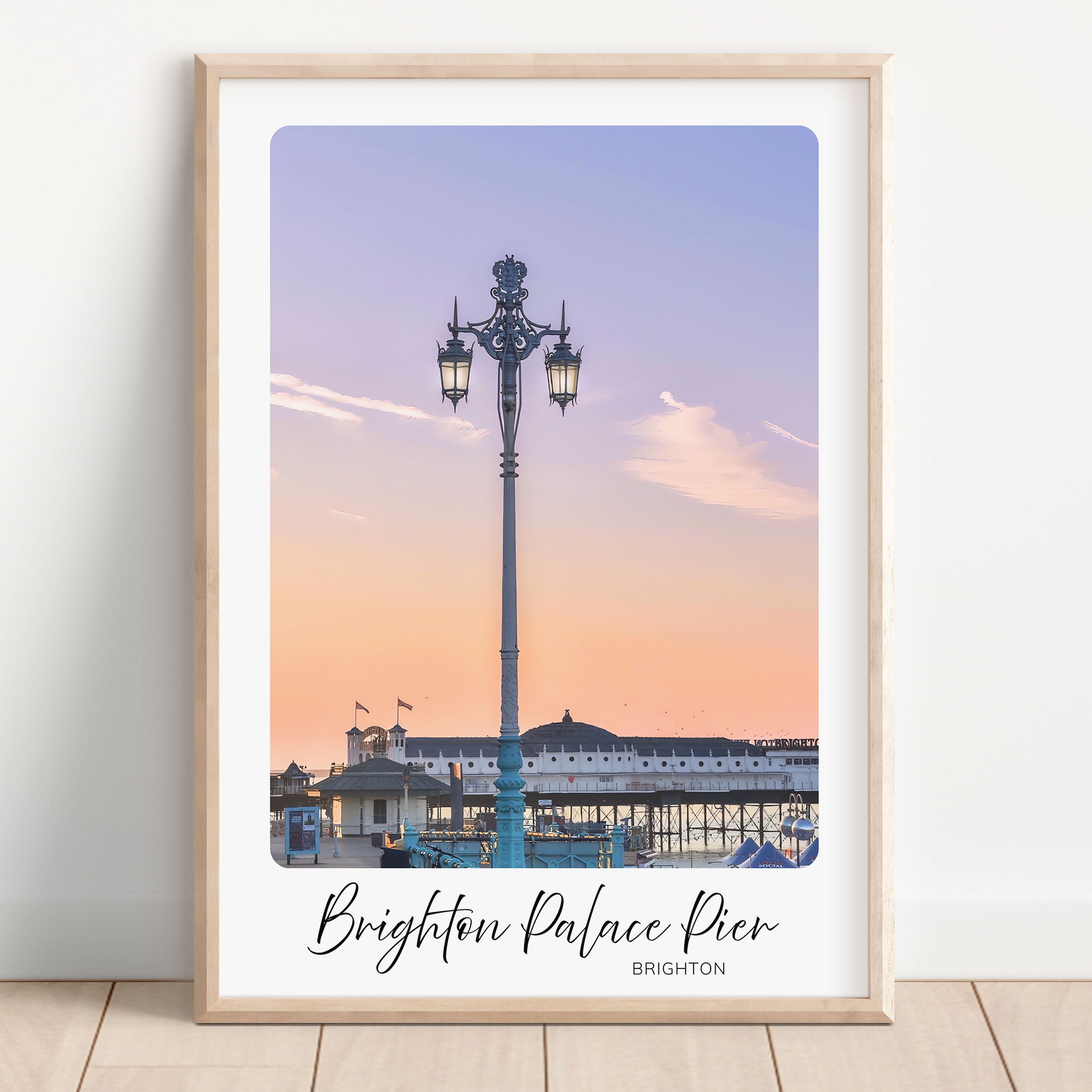 Unframed Brighton Palace Pier Travel Art Print 