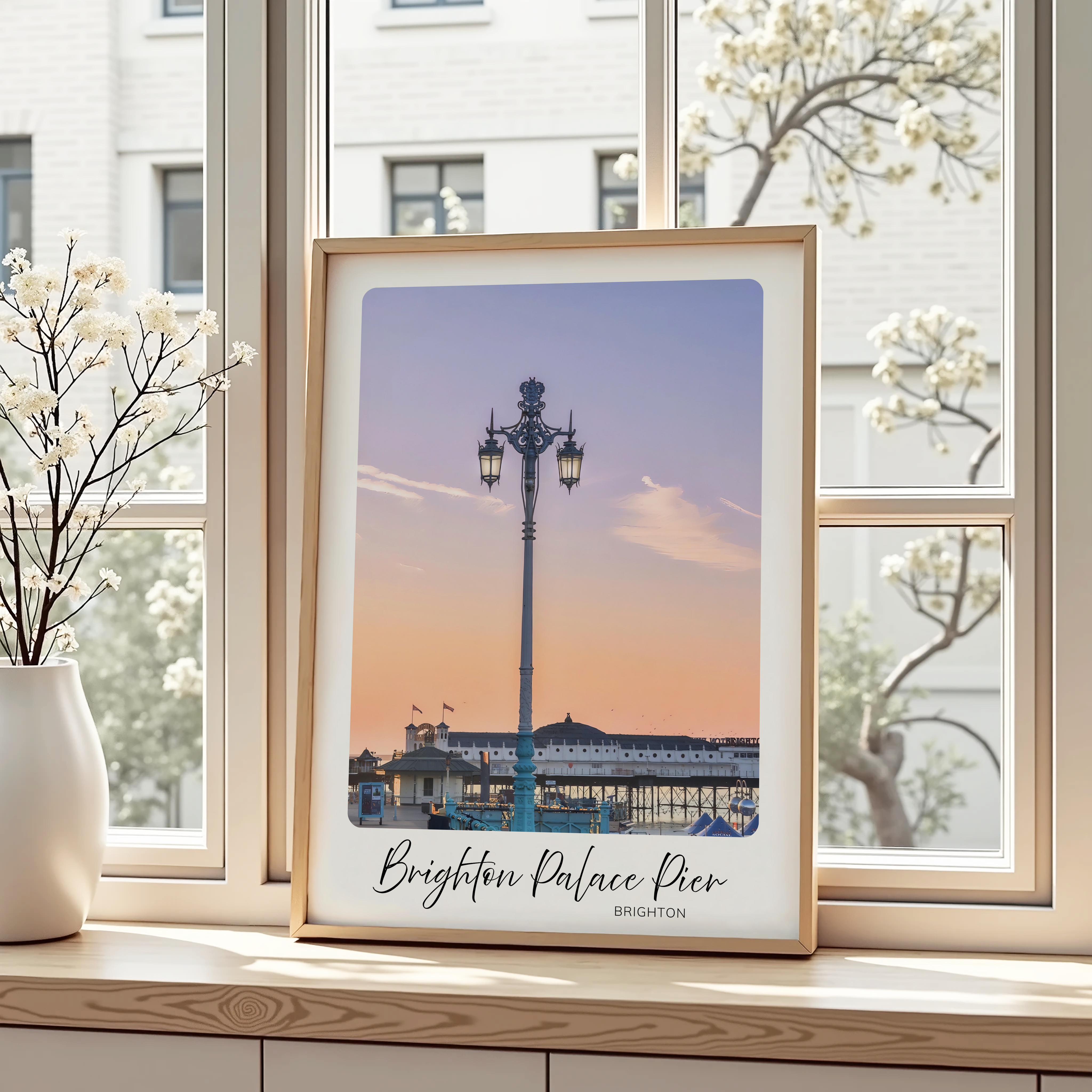 Unframed Brighton Palace Pier Travel Art Print 