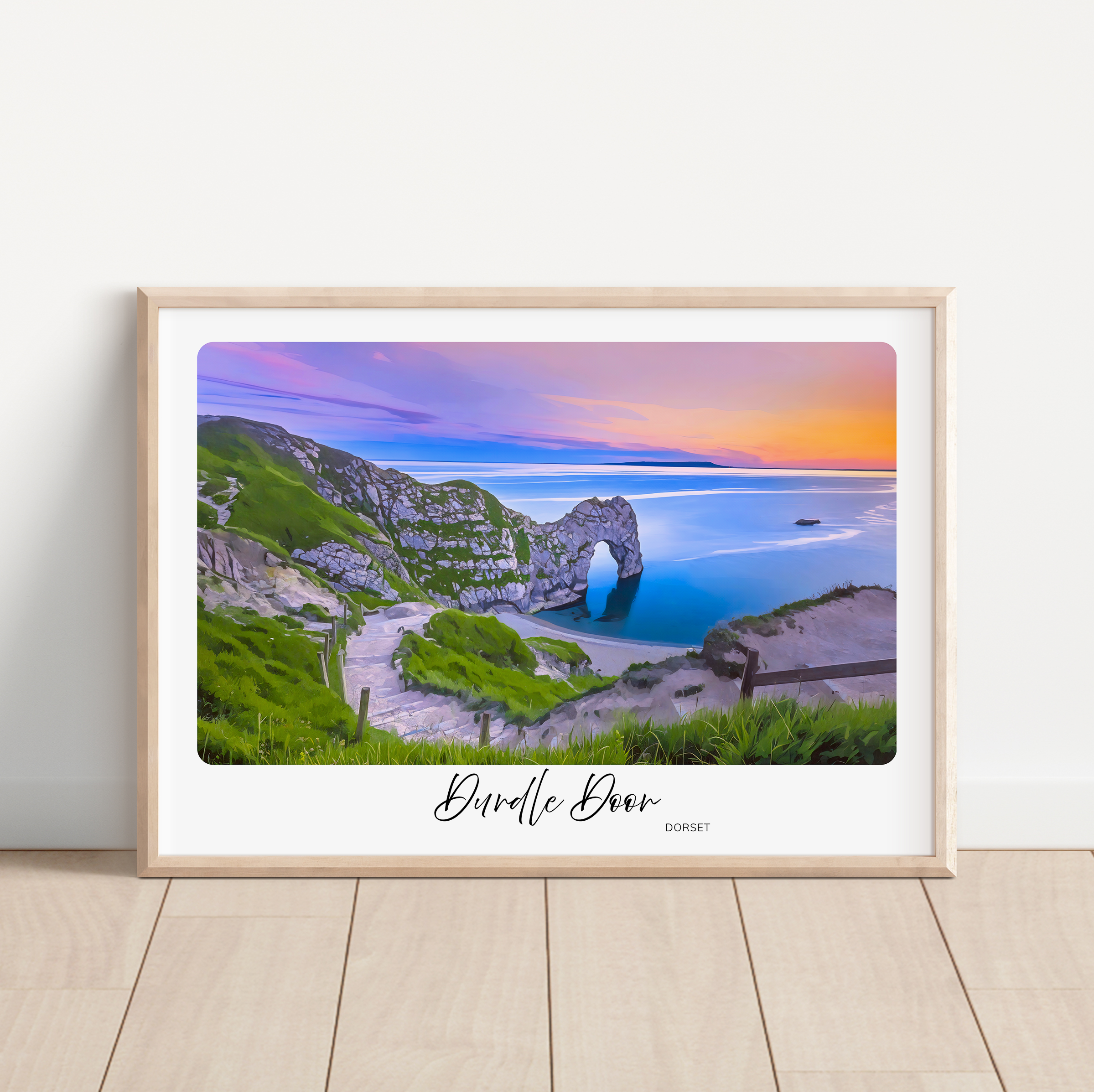 Unframed Durdle Door Dorset Travel Art Print 