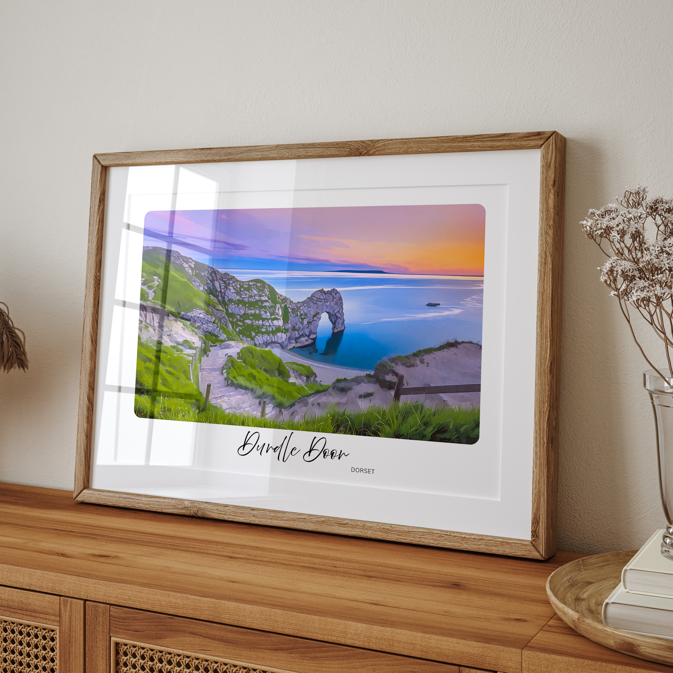 Unframed Durdle Door Dorset Travel Art Print 