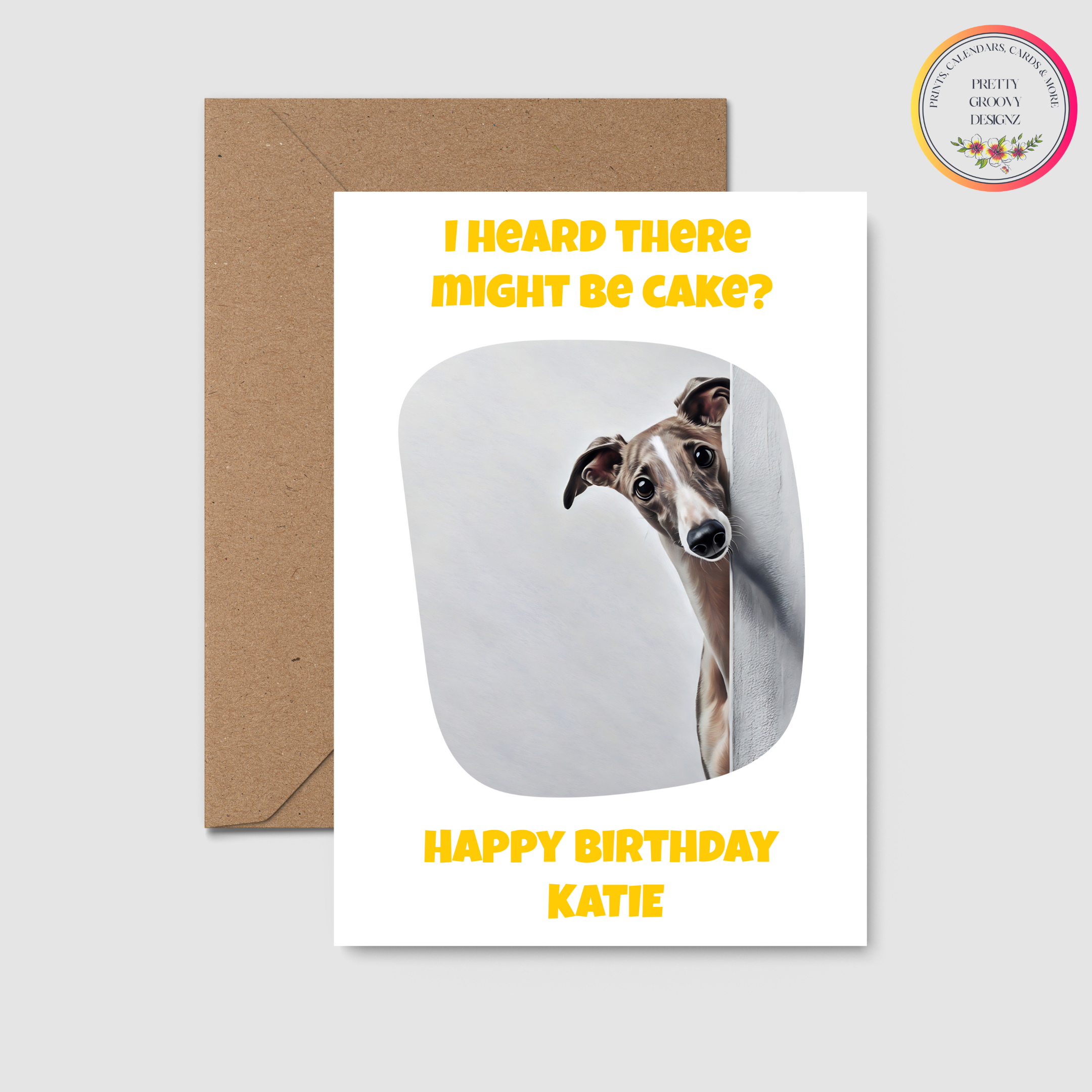 Personalised Dog Birthday Card