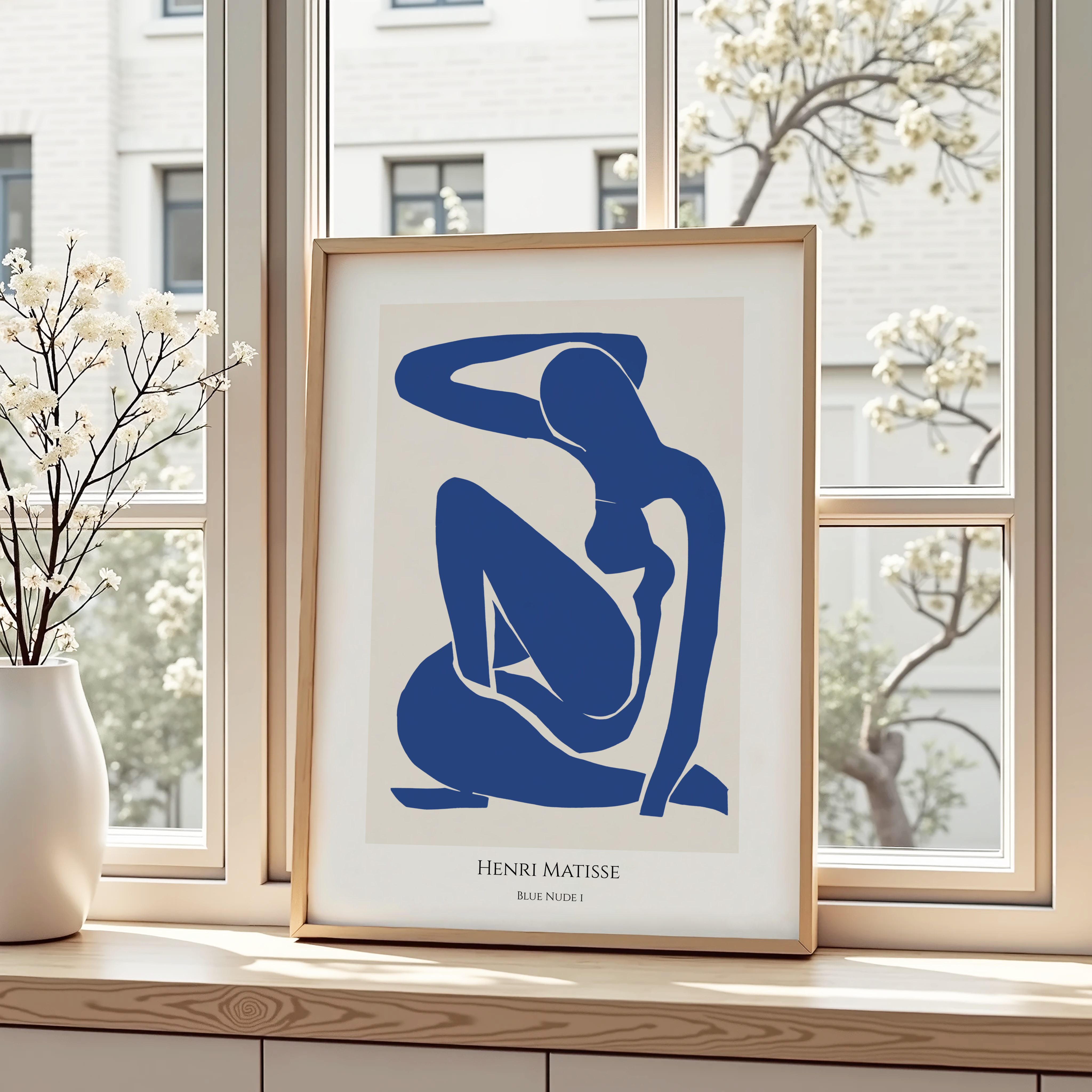 Henri Matisse Blue Nude I Art Print – Modern Abstract Female Figure Reproduction Wall Art