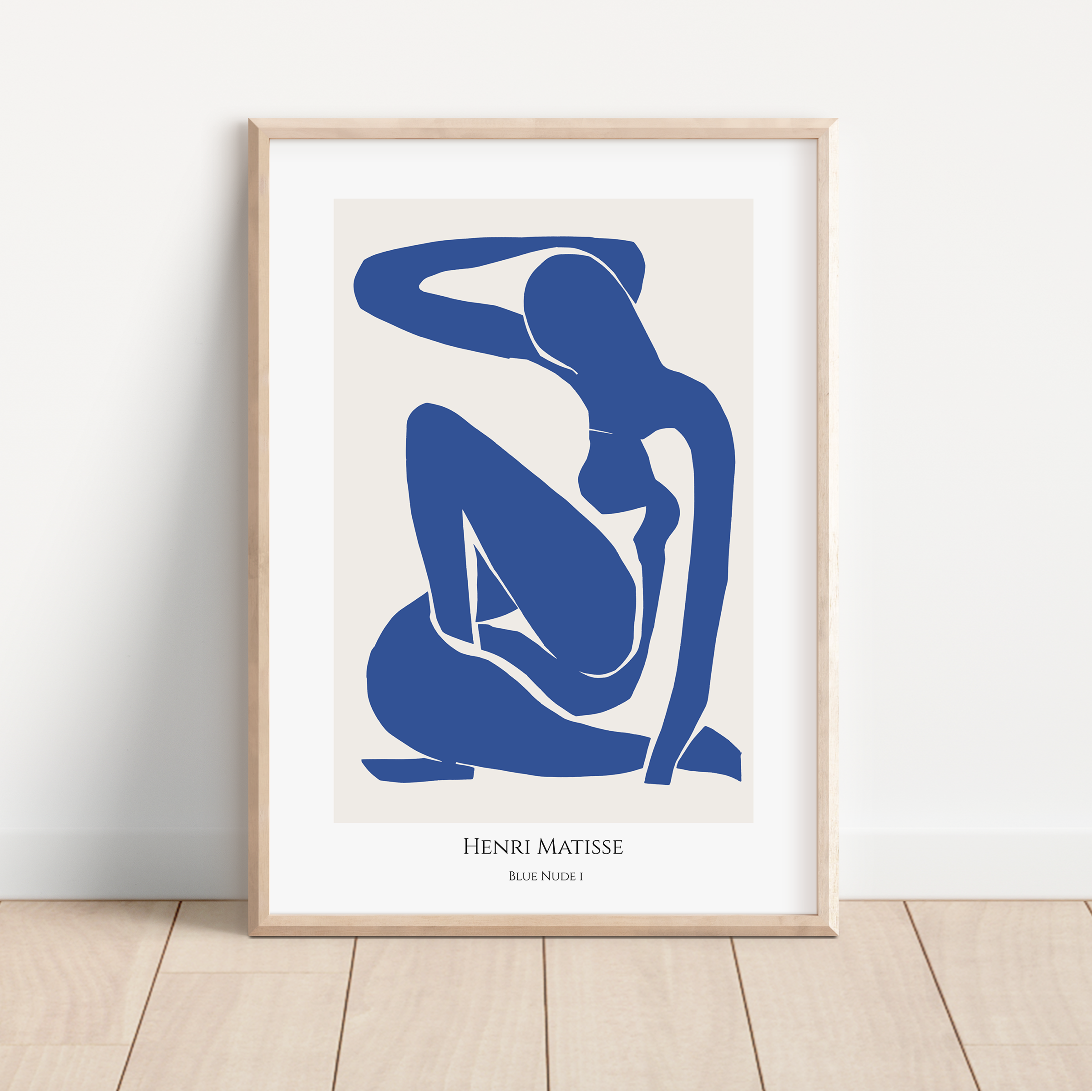 Henri Matisse Blue Nude I Art Print – Modern Abstract Female Figure Reproduction Wall Art