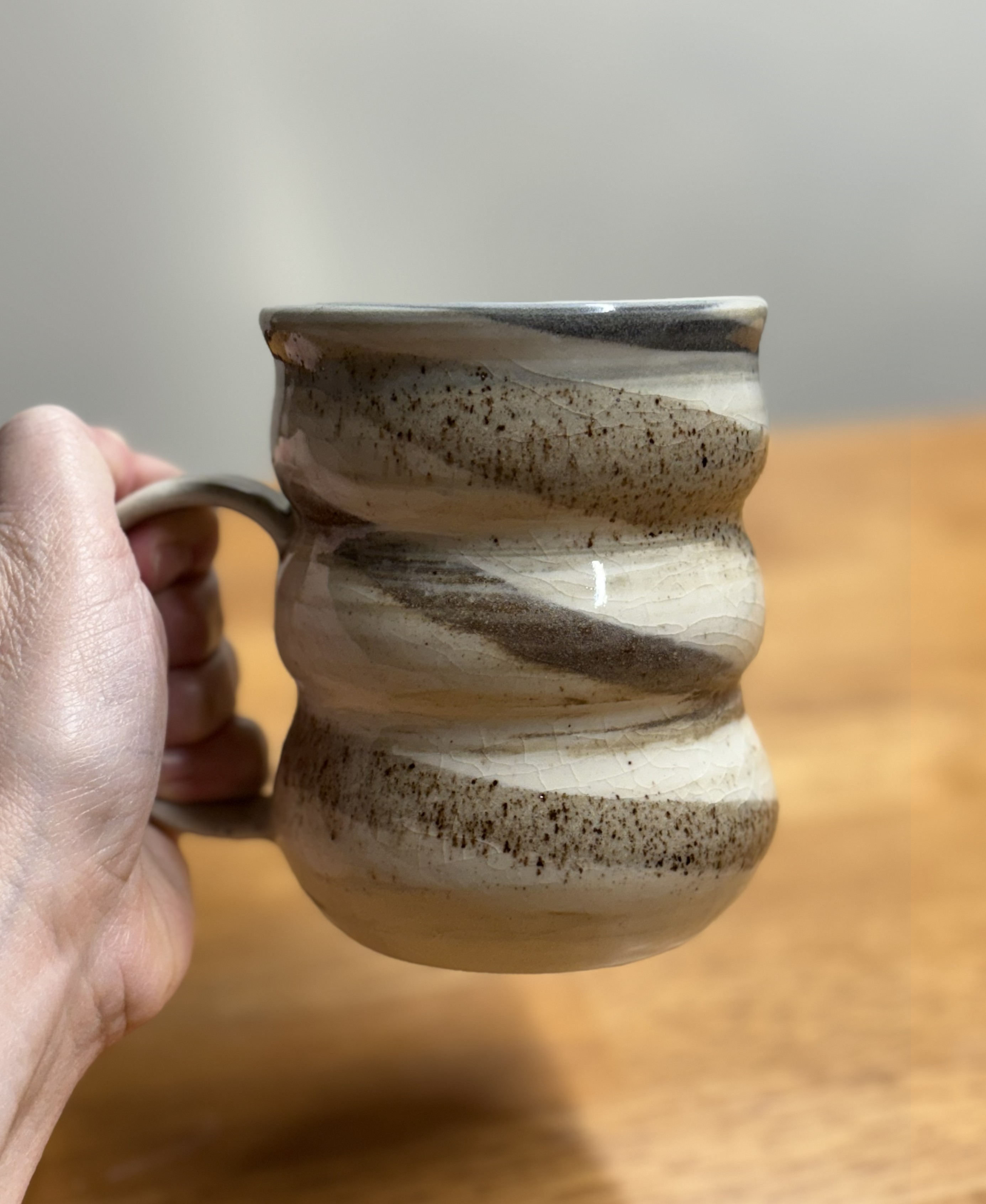 Wavy Ceramic Mug