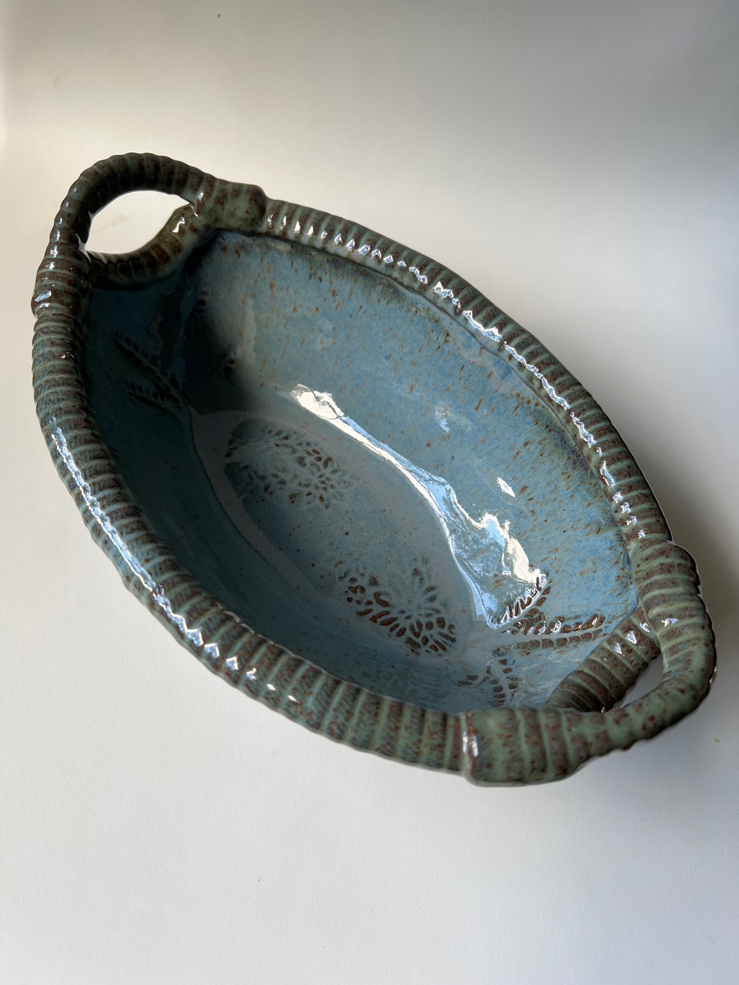 Sturdy Ceramic Serving Bowl