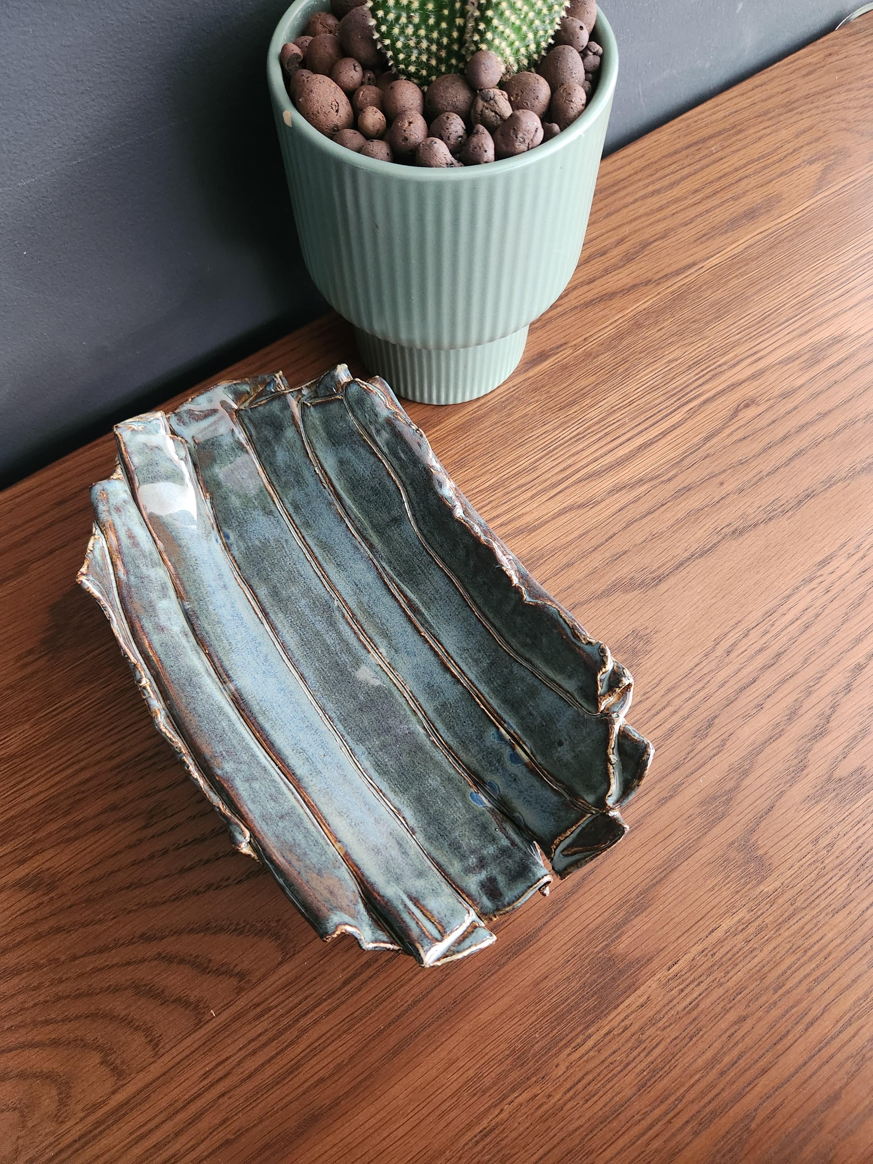 Handmade Rustic Ceramic Tray