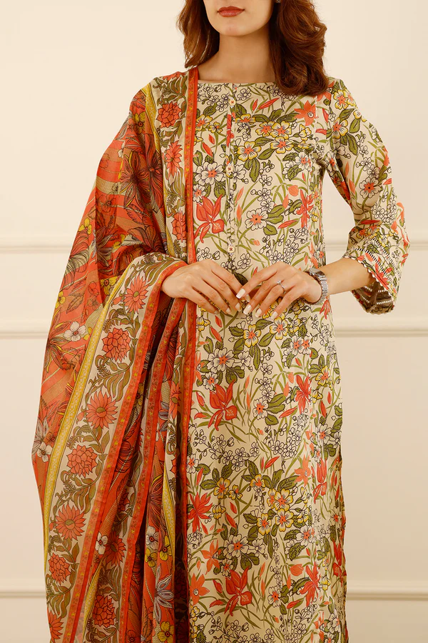 3-Piece Lawn Suit