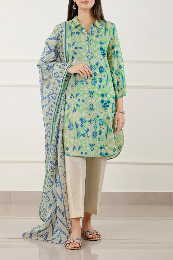 SAYA 3PC Lawn Printed.