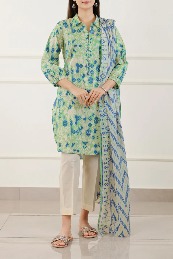 SAYA 3PC Lawn Printed.