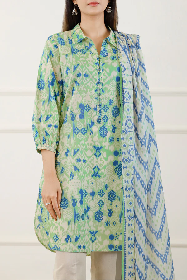 SAYA 3PC Lawn Printed.