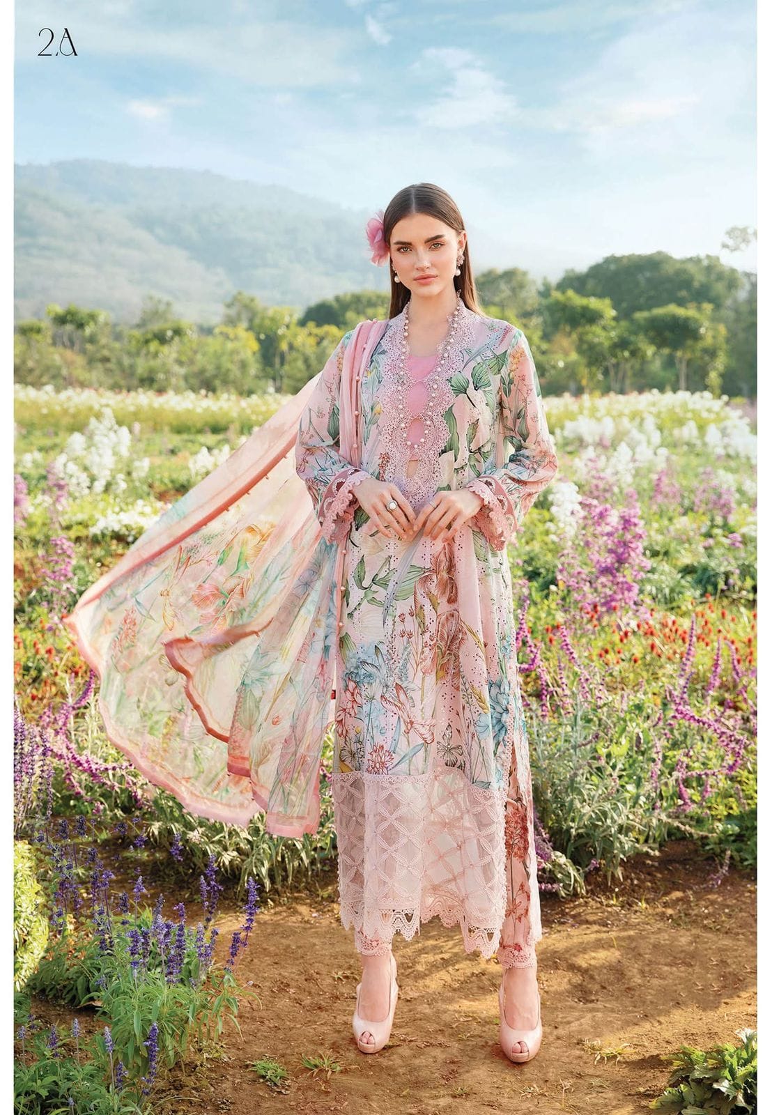 MARIA B M PRINT LAWN COLLECTION D# 1760