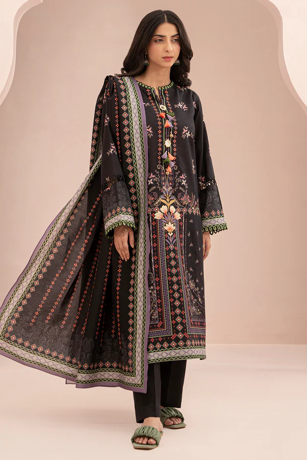 ZELLBURY Digital Printed Lawn Suit