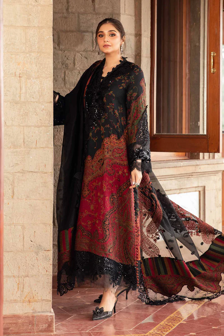 Maria B. Printed 3-Piece Lawn Suit (MPT-1204)