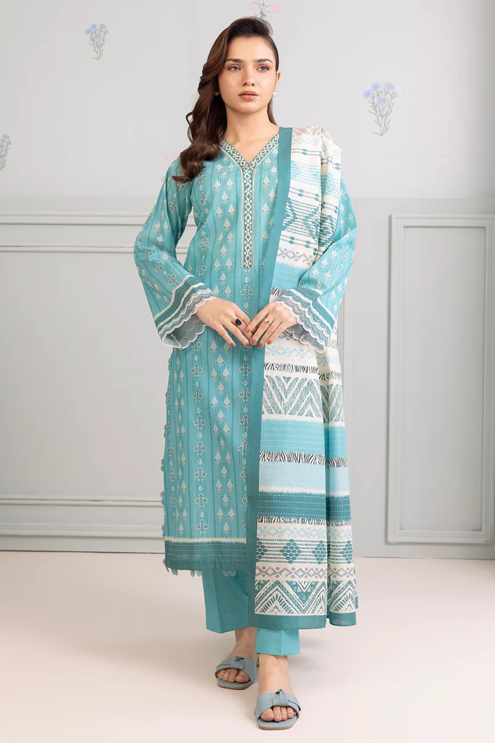 ZELLBURY Digital Printed 3-Piece lawn