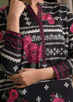 ZELLBURY Digital Printed Lawn Three-Piece Suit