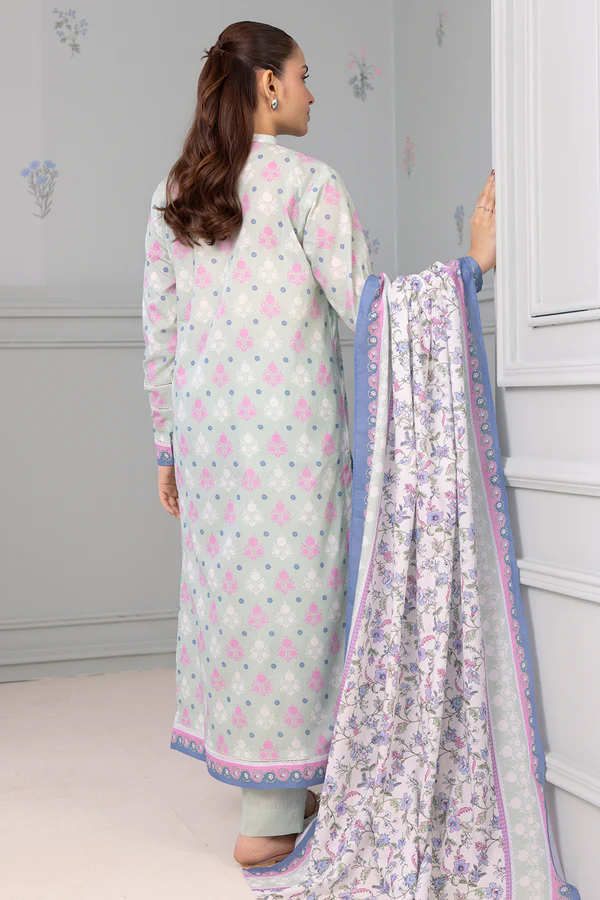 ZELLBURY  Printed Lawn Shirt with Dupatta