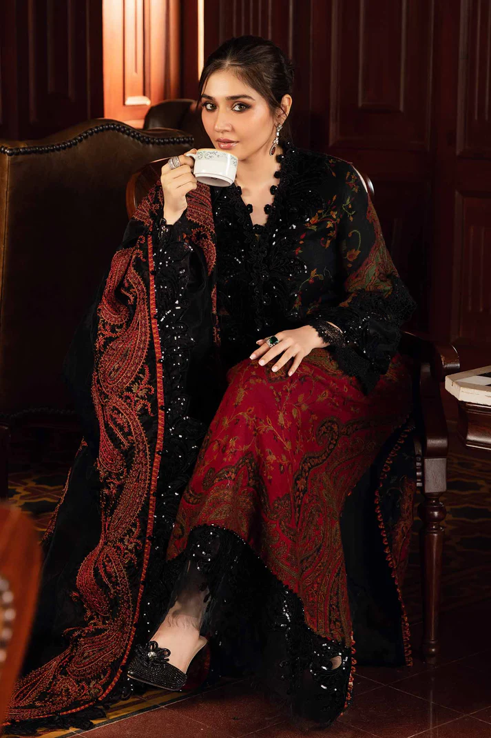 Maria B. Printed 3-Piece Lawn Suit (MPT-1204)