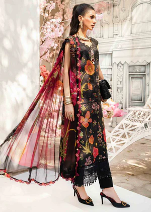 Maria B MPT-07B Three-Piece Printed Suit