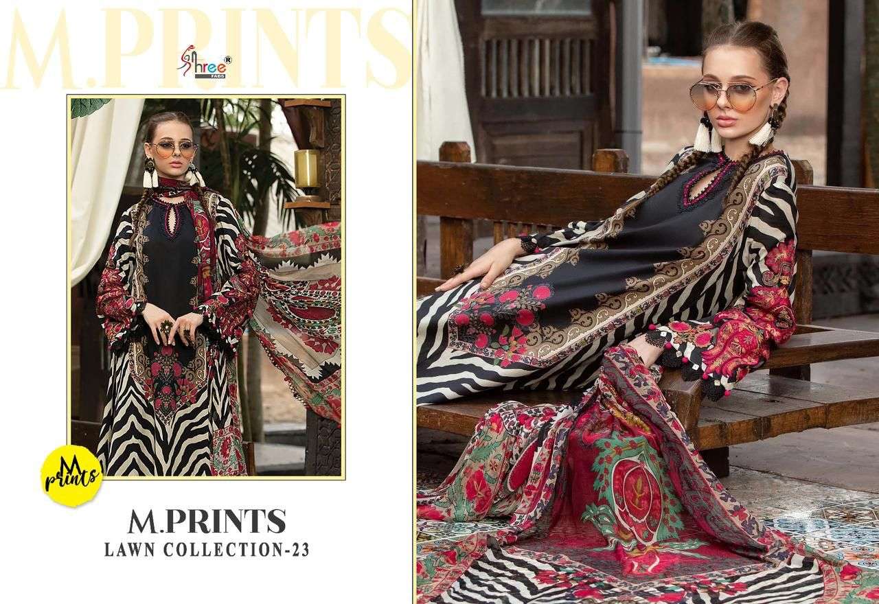 MARIA B -3 Piece Embroidered Lawn Unstitched