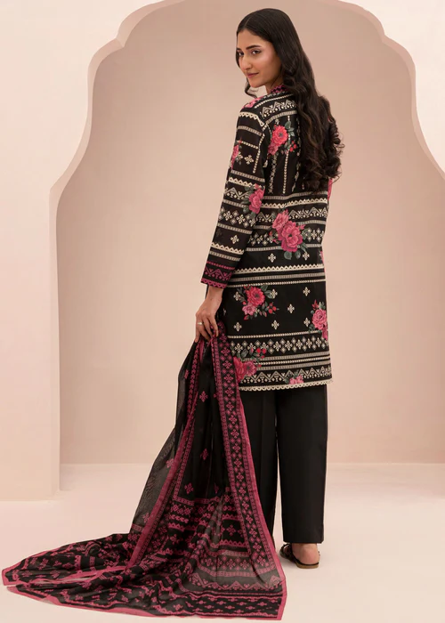 ZELLBURY Digital Printed Lawn Three-Piece Suit