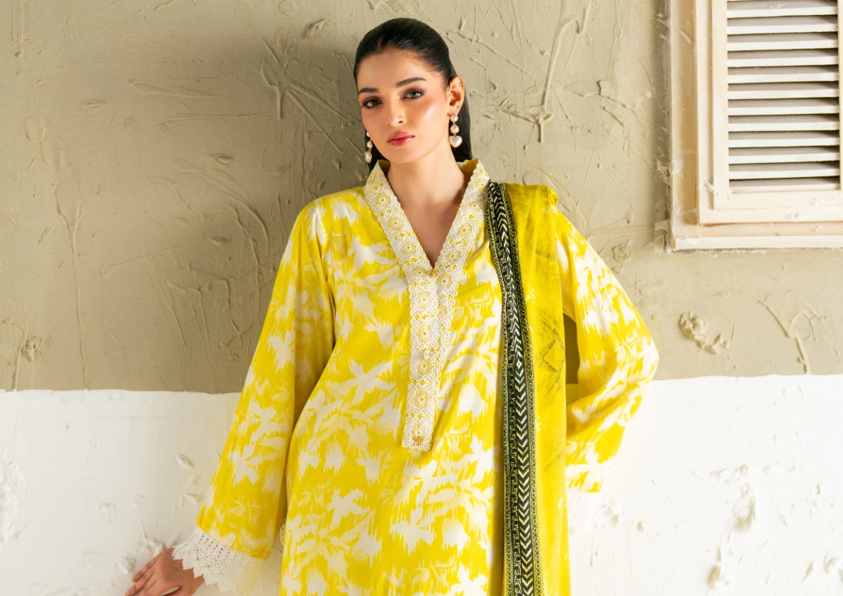 Regalia linen vol-2 printed three piece. premium quality. 