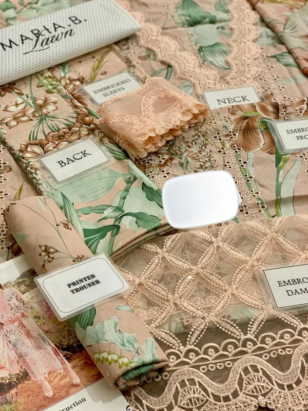 IZNIK LUXURY EMBROIDERY LAWN UNSTITCH