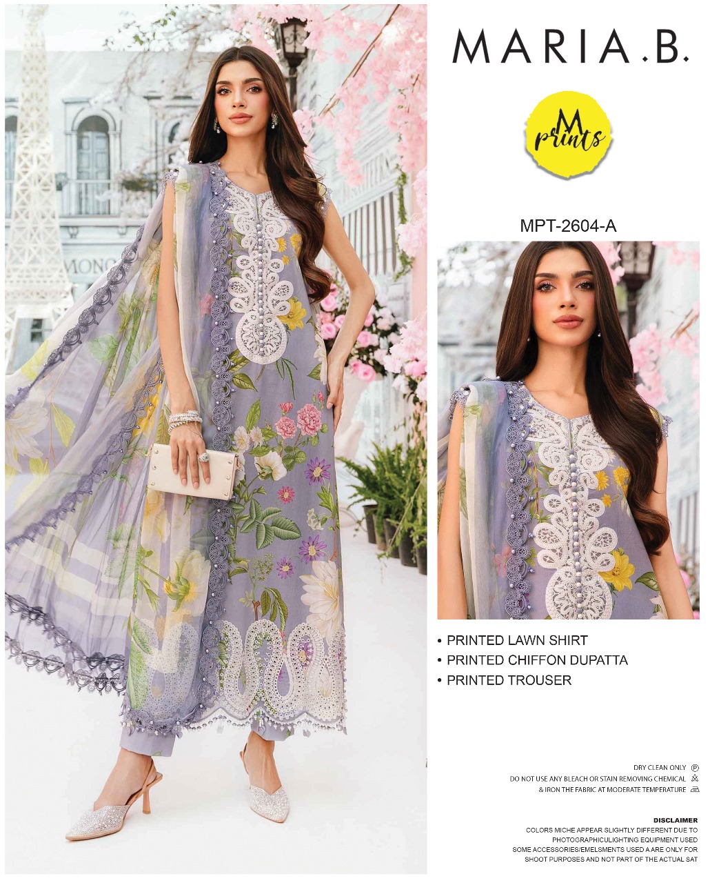 Maria B. MPT-2604-A Printed Lawn Suit