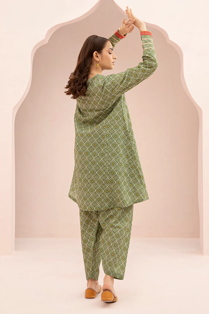  ZELLBURY 2-Pc Digital Printed Lawn Suit