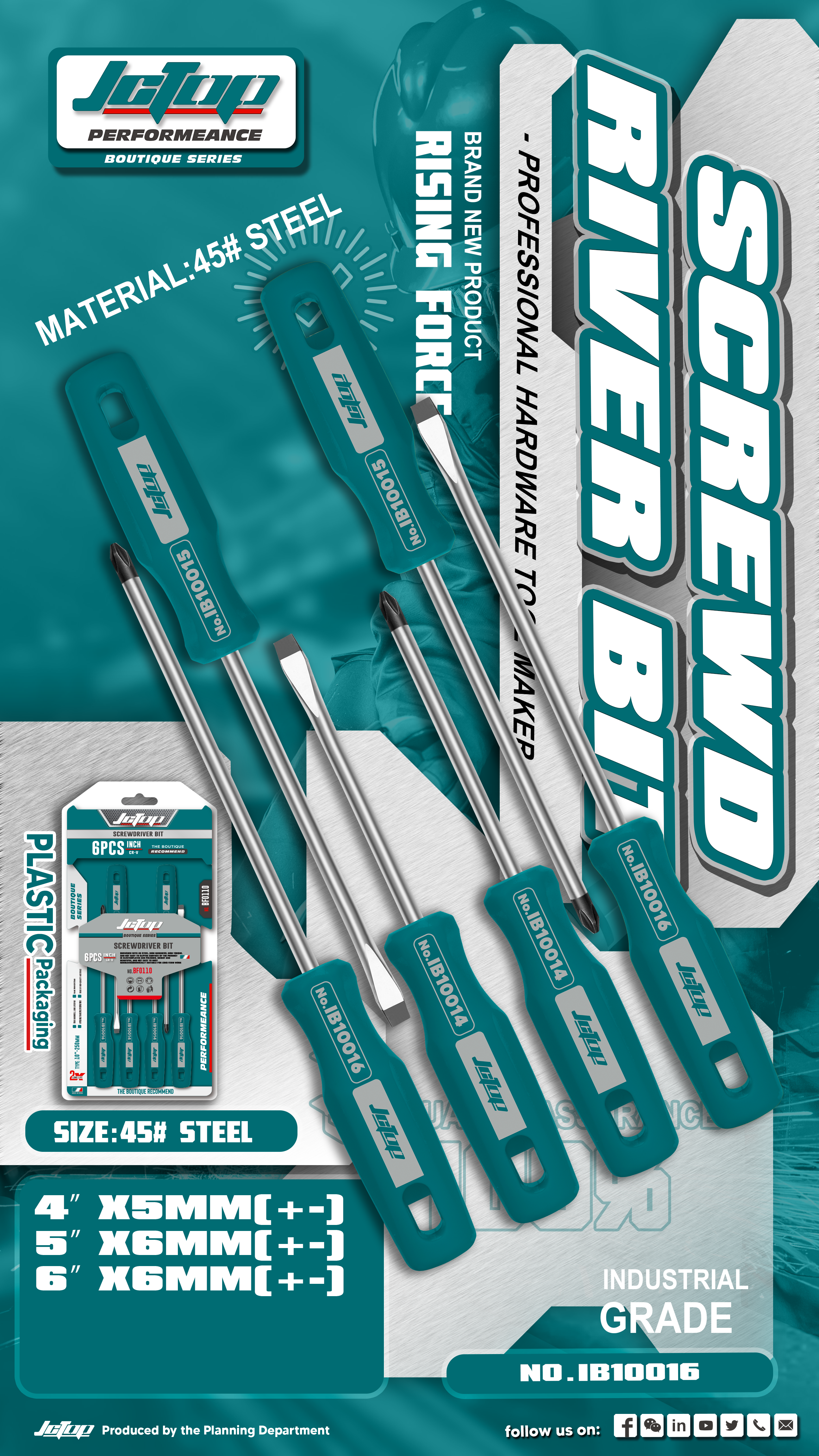 Screwdriver Bits, IB10016