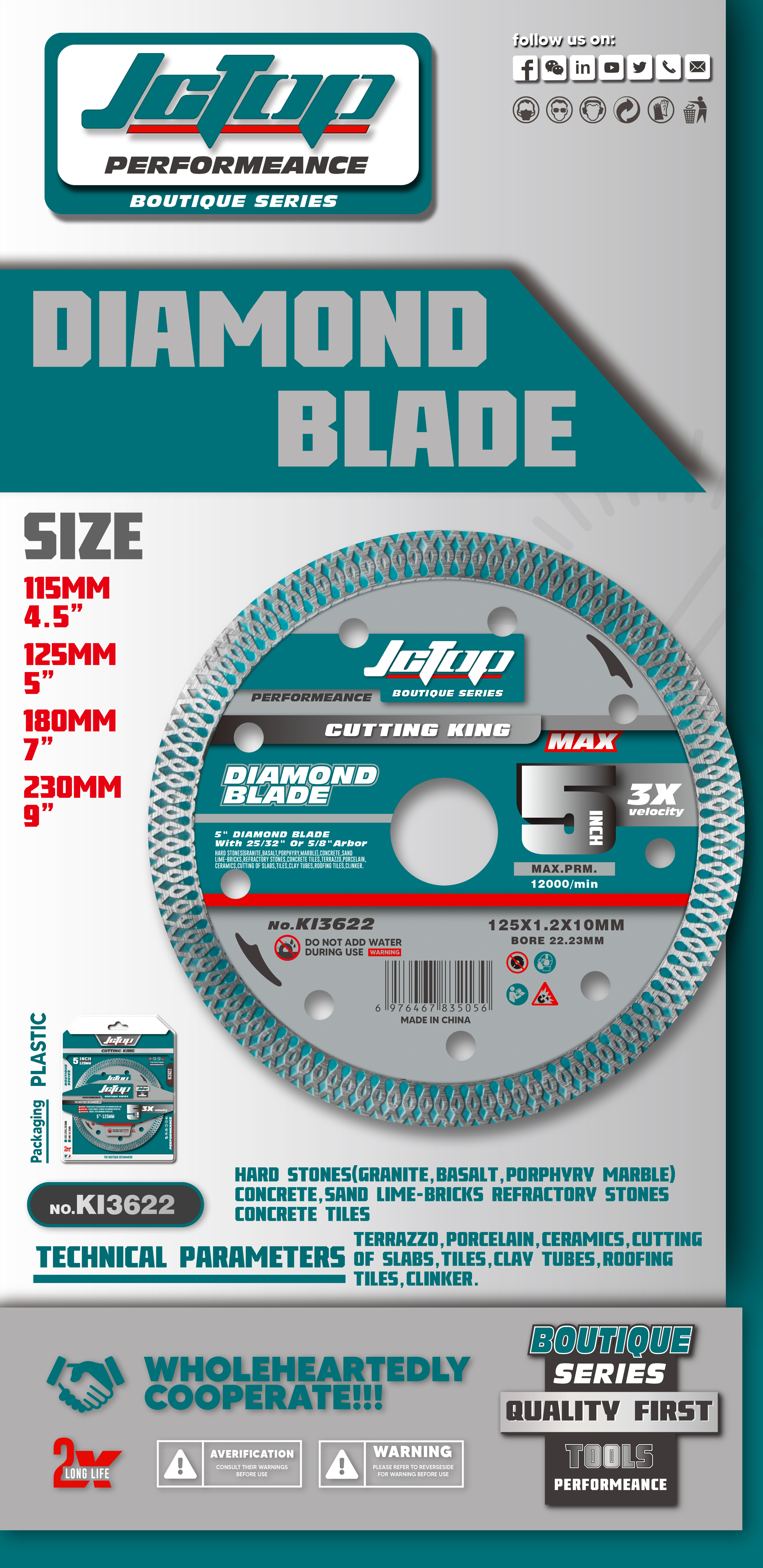 Diamond Blade, KI3622