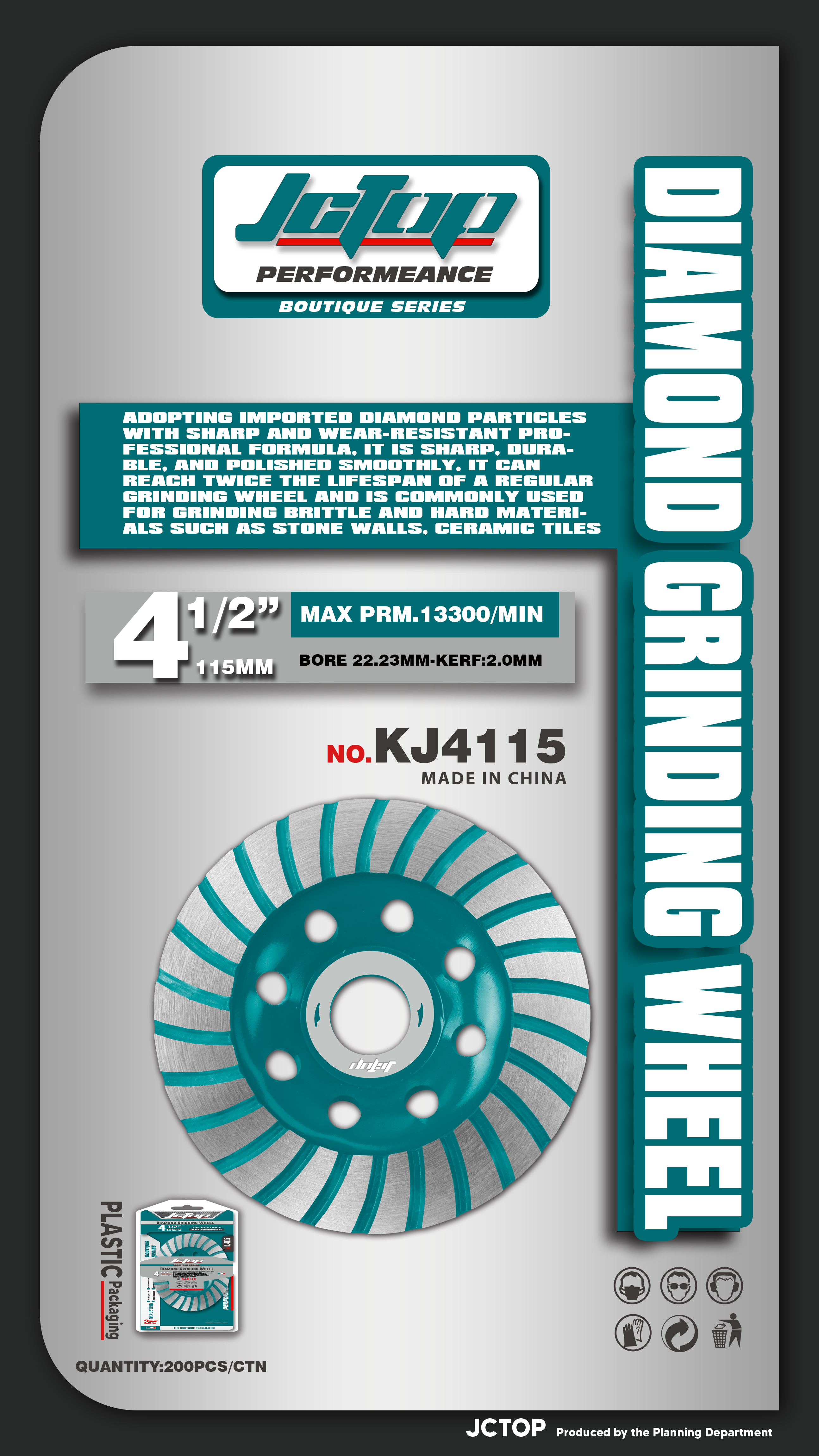 Diamond Grinding Wheel, KJ4115