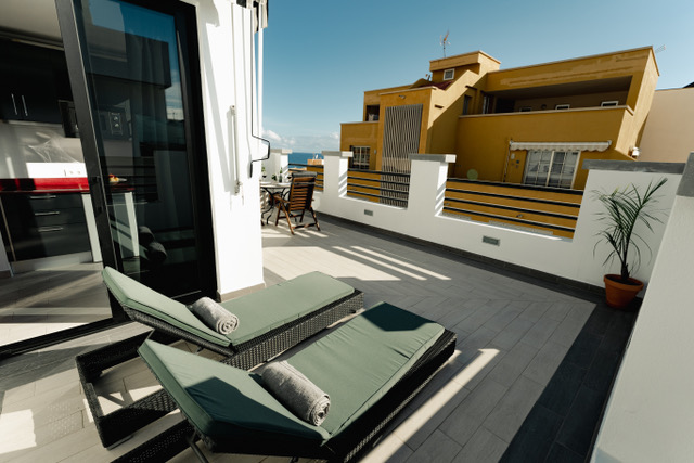 Puerto Naos - Beautiful Tomillo penthouse apartment for a relaxing holiday for two