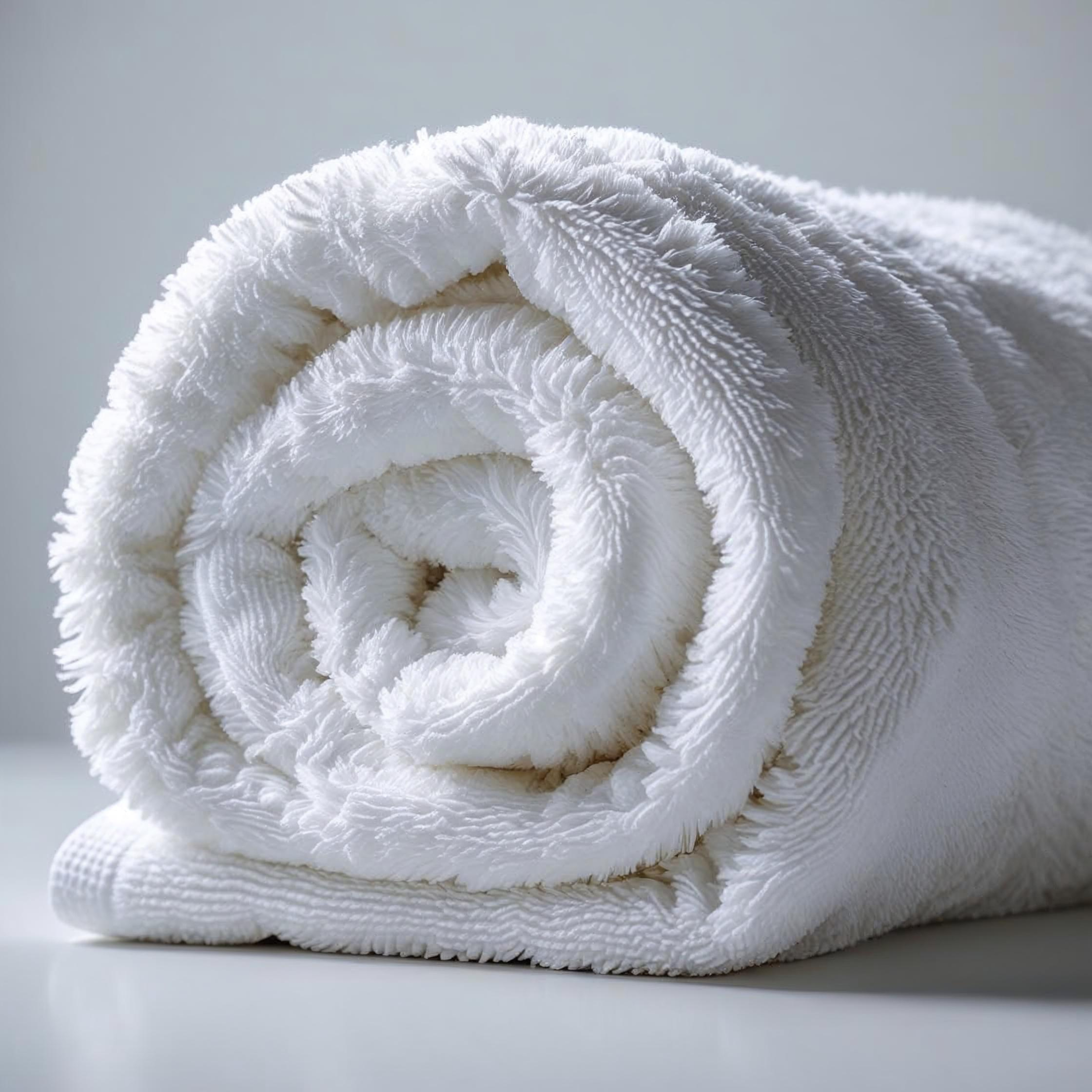 Luxury White Bath Towel