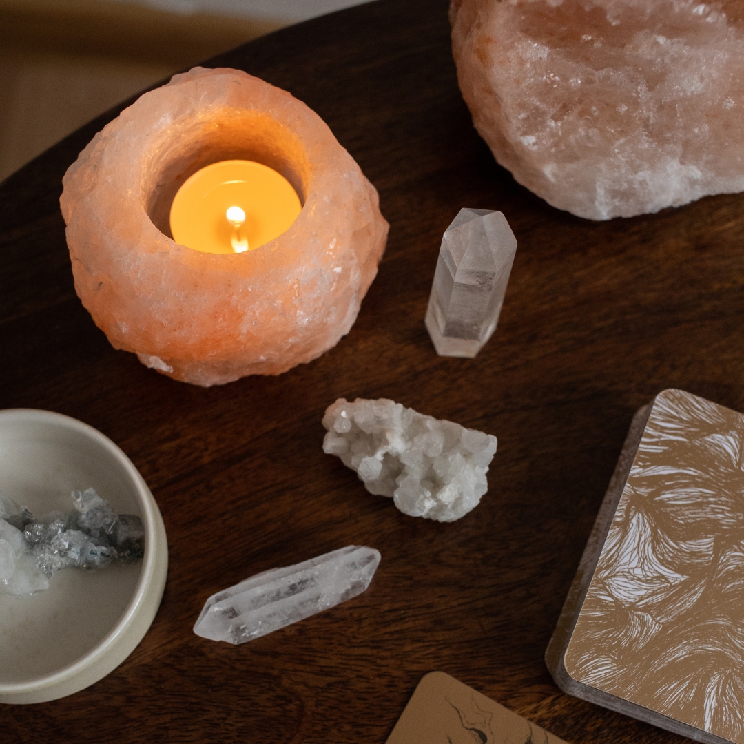 Himalayan Salt Candle Holder