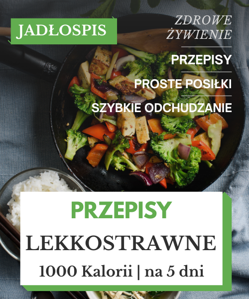 Dieta Lekkostrawna Jadłospis PDF 1000 kcal
