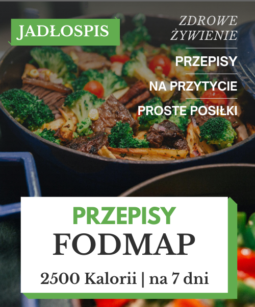 Jadłospis Tygodniowy Dieta FODMAP - Przepisy 2500 kcal