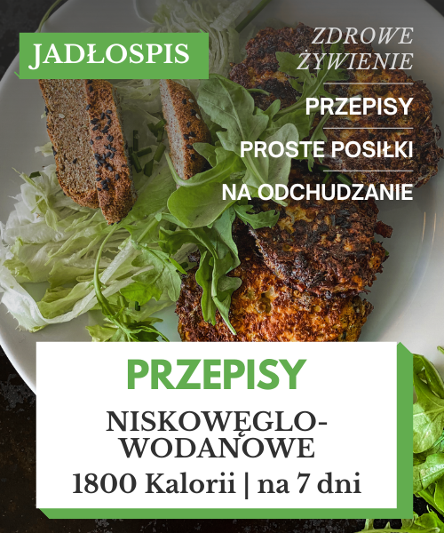 Dieta Low Carb Jadłospis Tygodniowy - Dieta 1800 kcal PDF