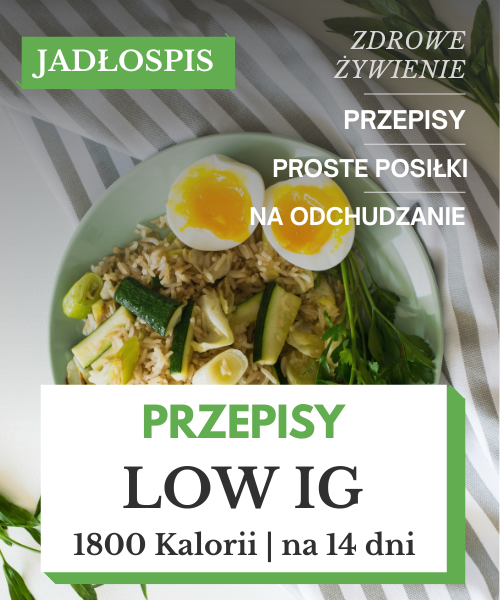 Przepisy z Niskim IG PDF - Dieta 1800 kcal PDF