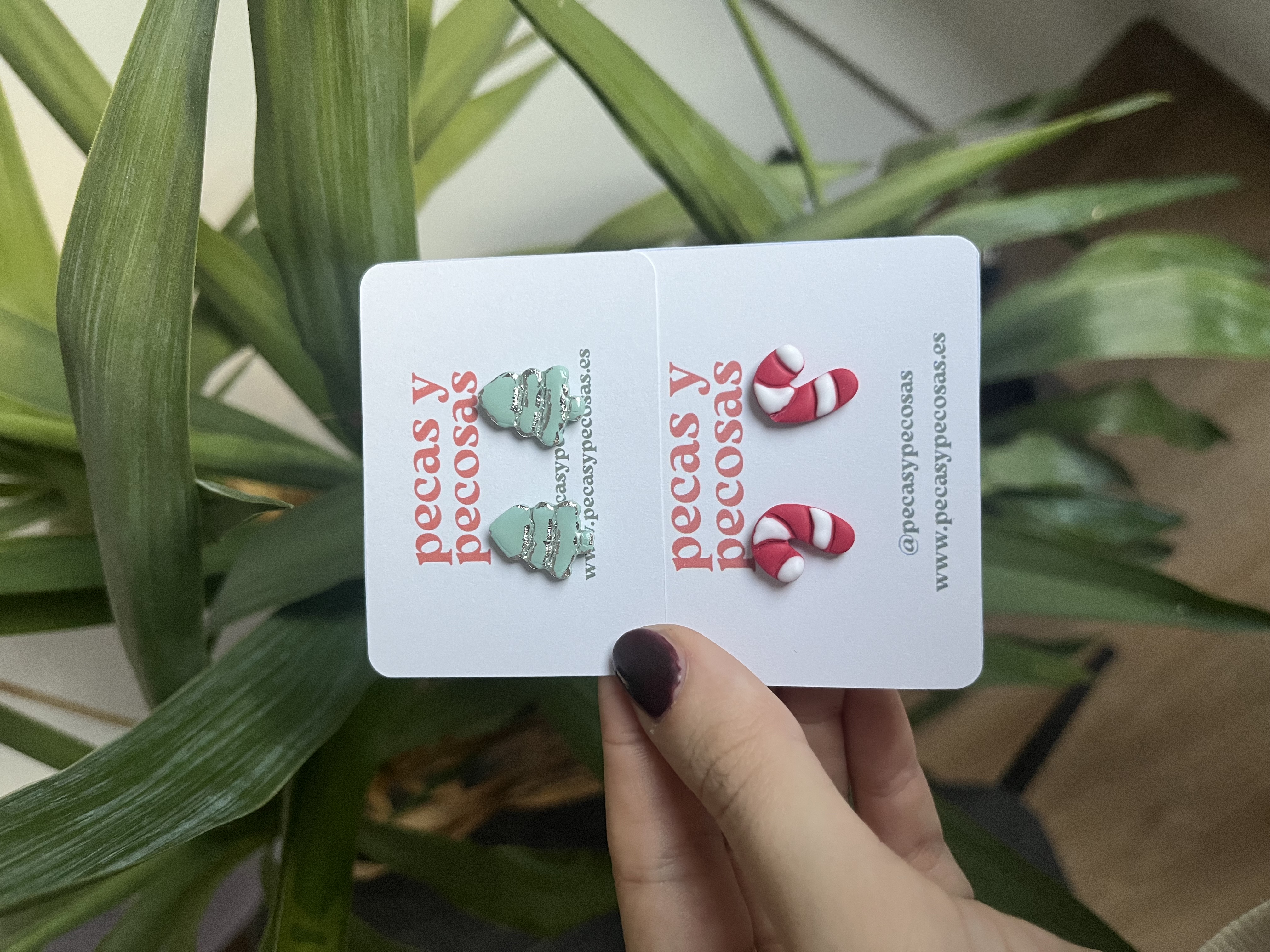 Pack bastones y arboles plateados