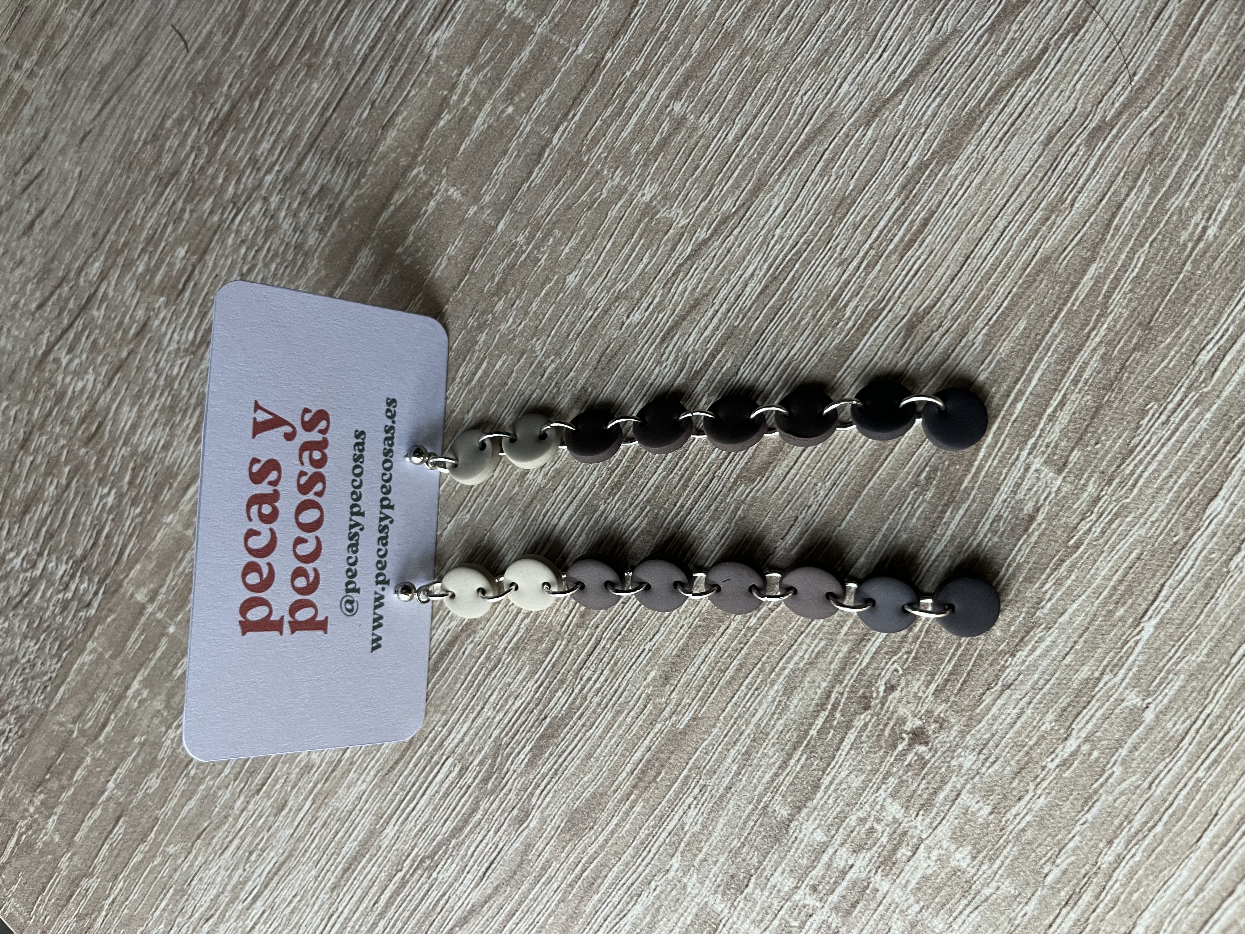 Cadena marron degradado 