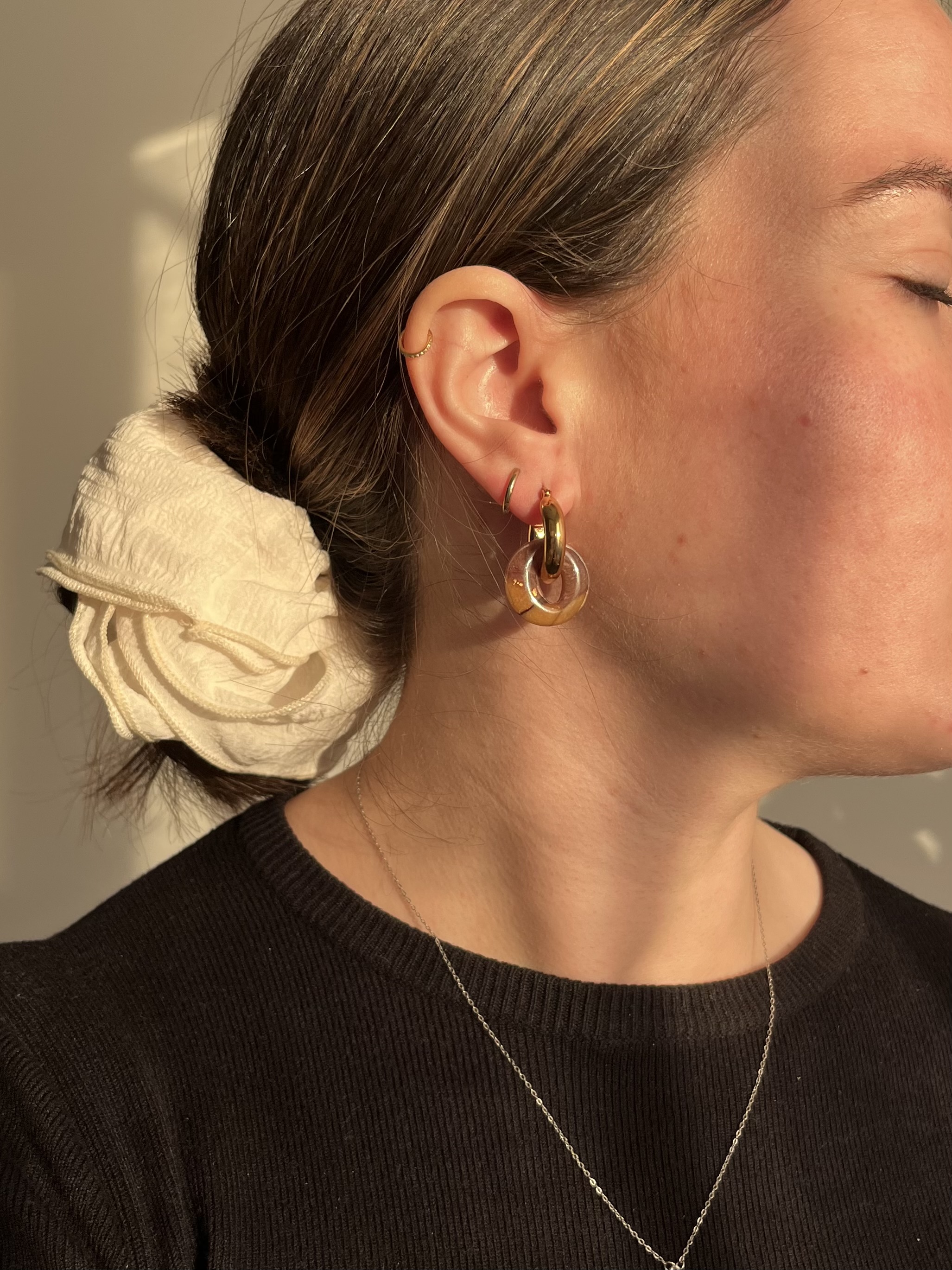 Aro charms flotadores rojos