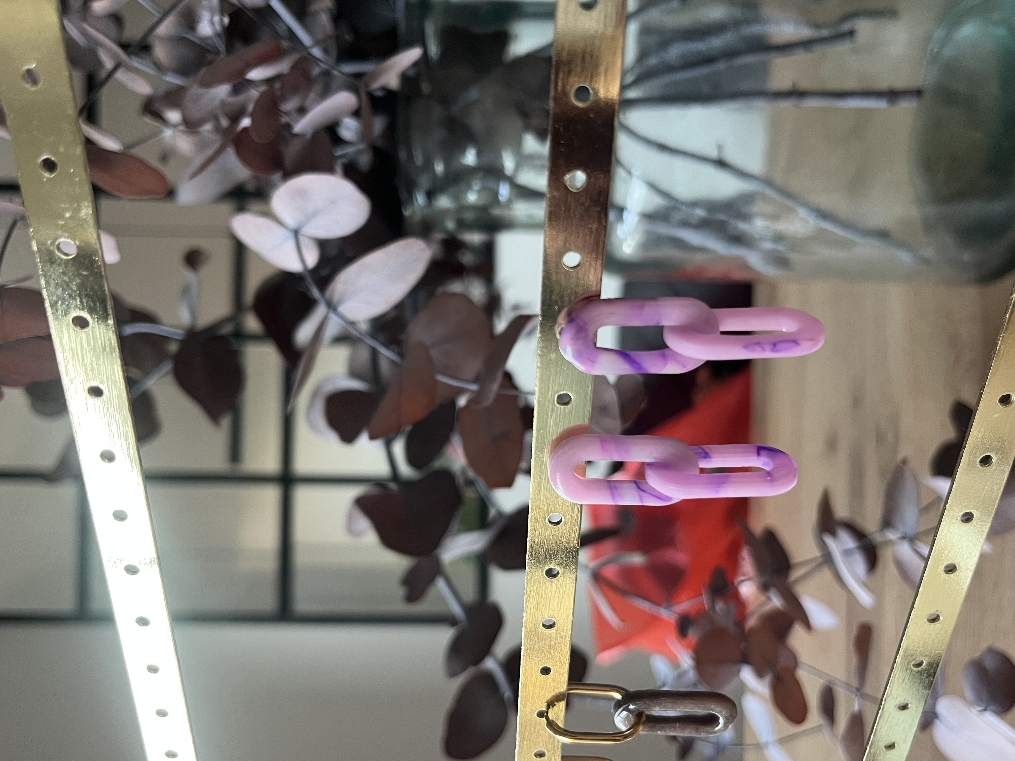 Eslabones marmoladas rosas