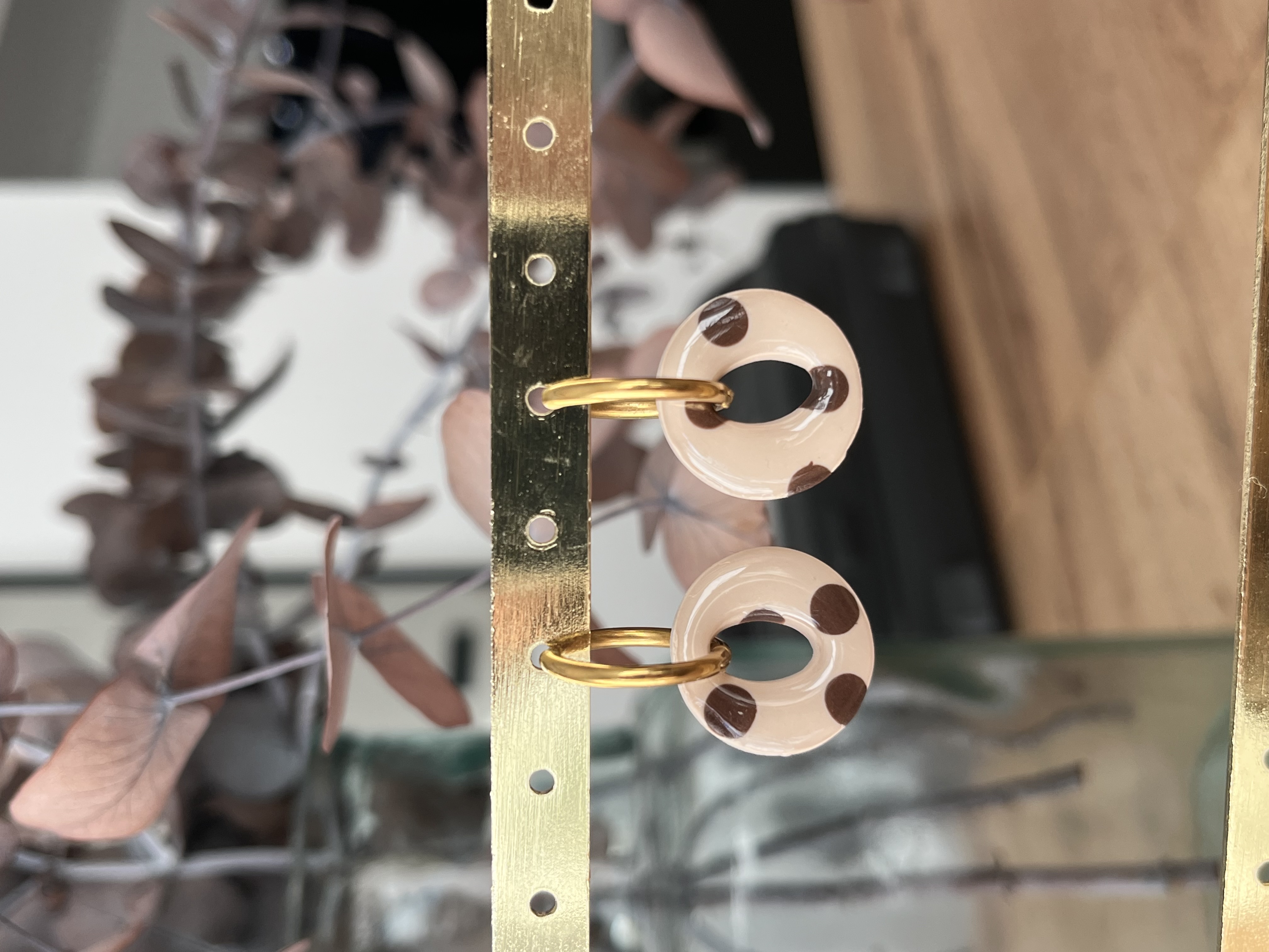 Aro charms flotadores lunares 