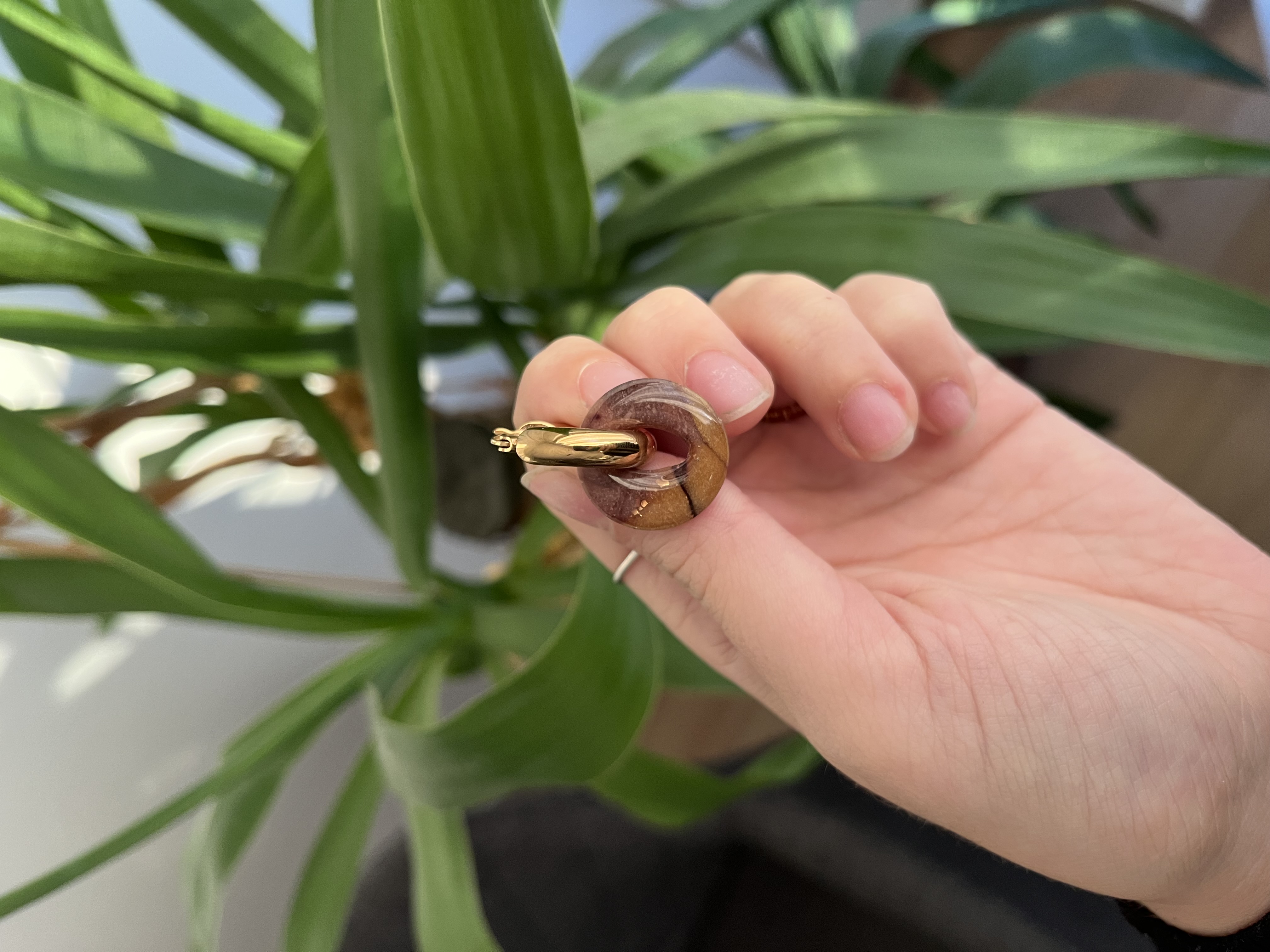 Aro charms flotadores rojos
