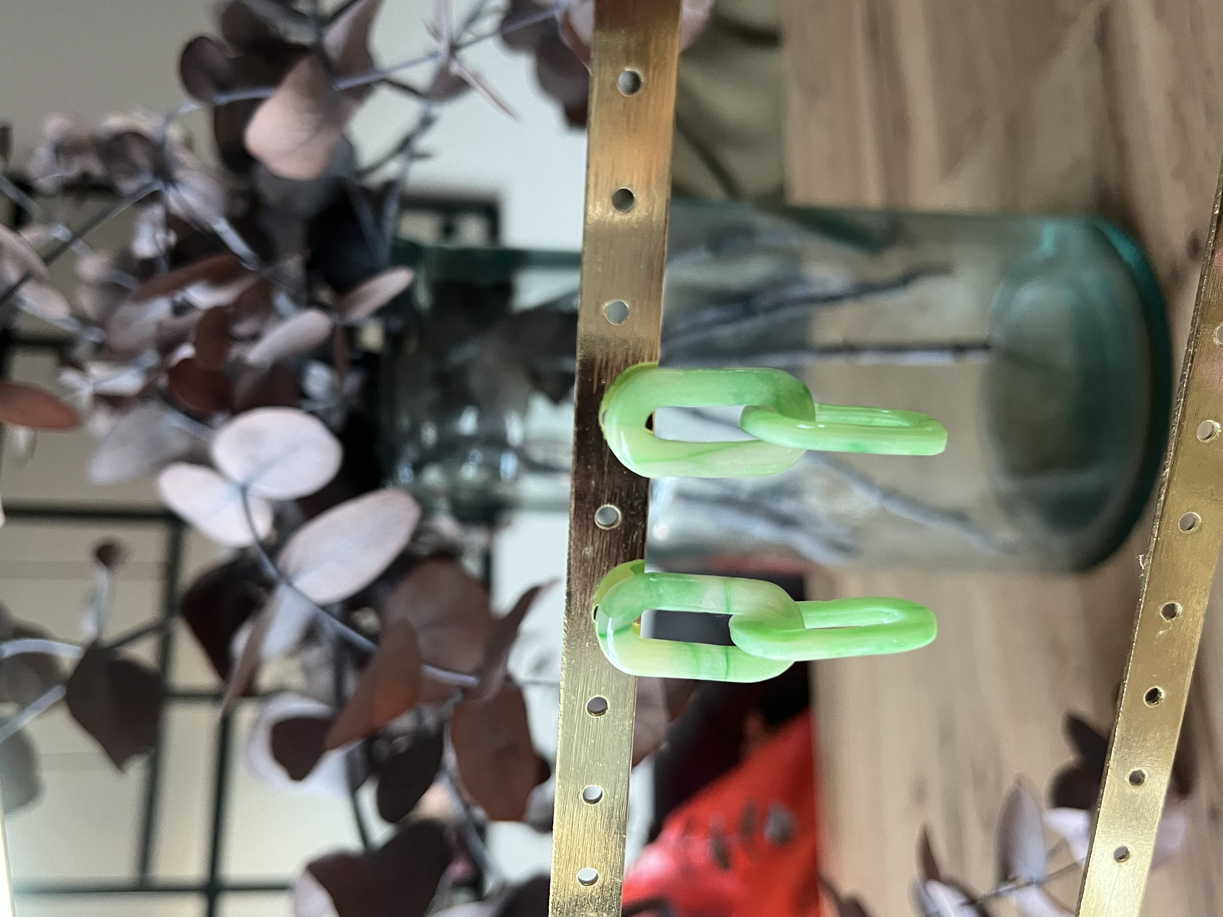 Eslabones marmoladas verde