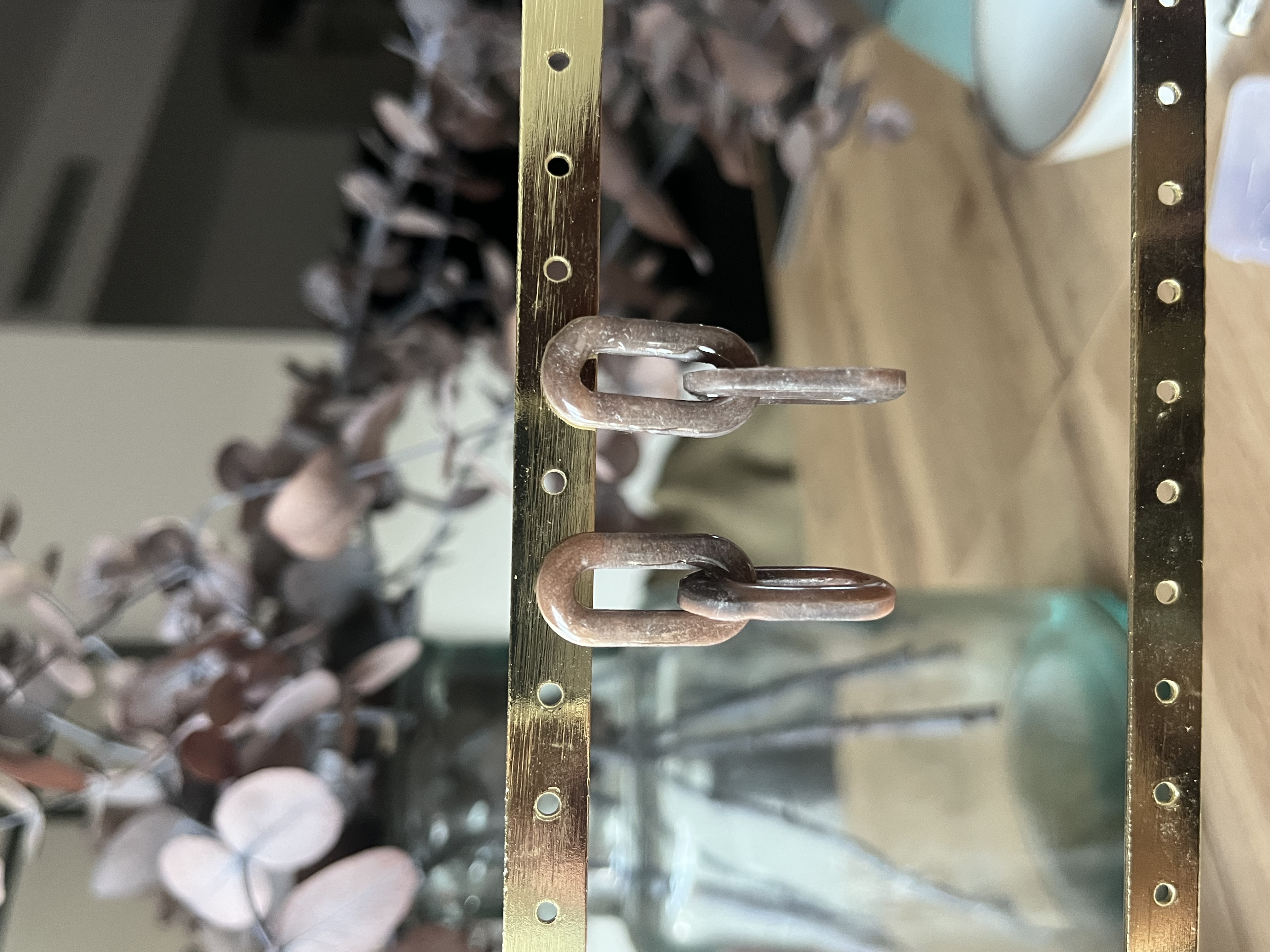 Eslabones marmoladas marron