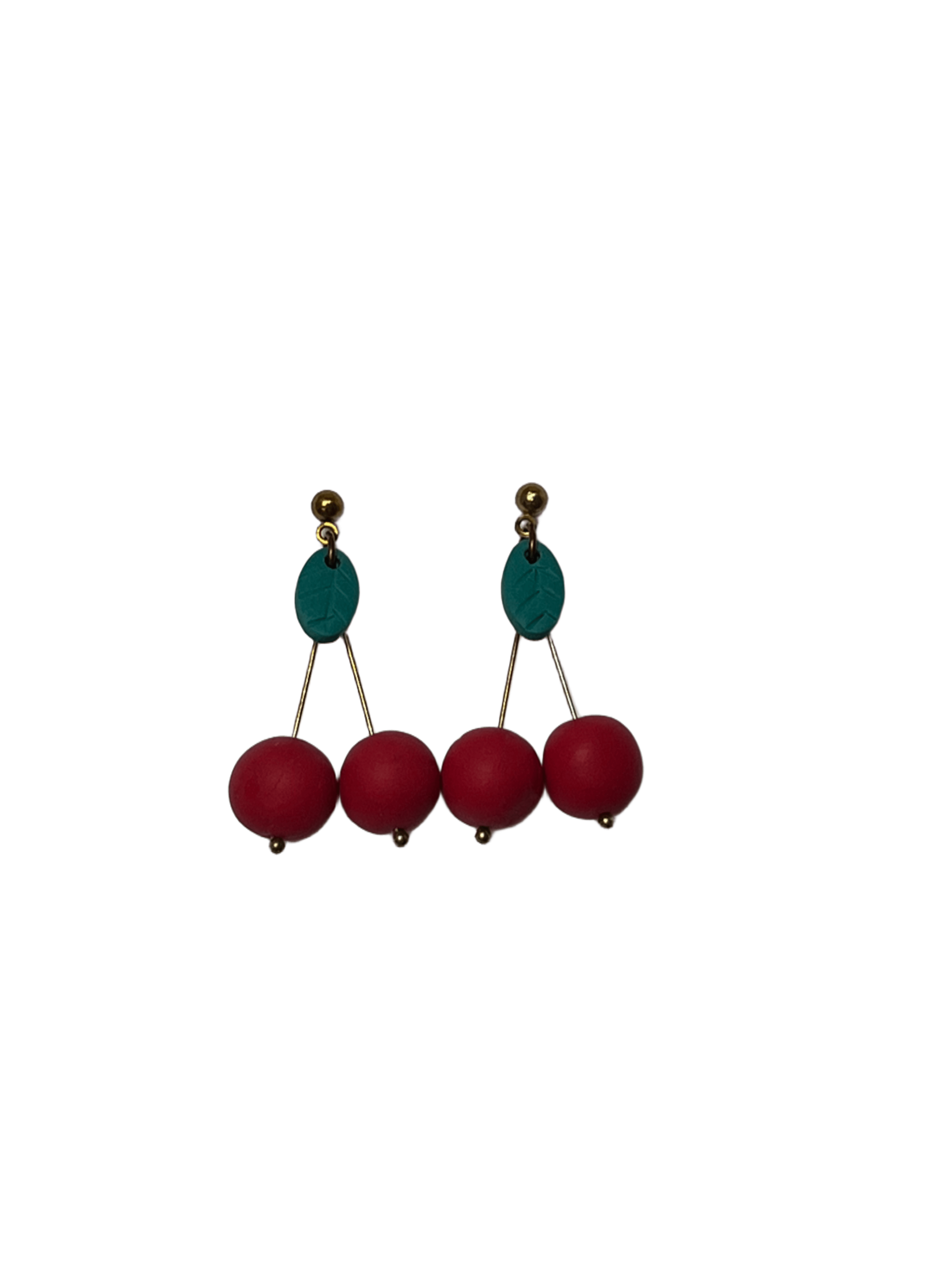 Pendientes cerezas